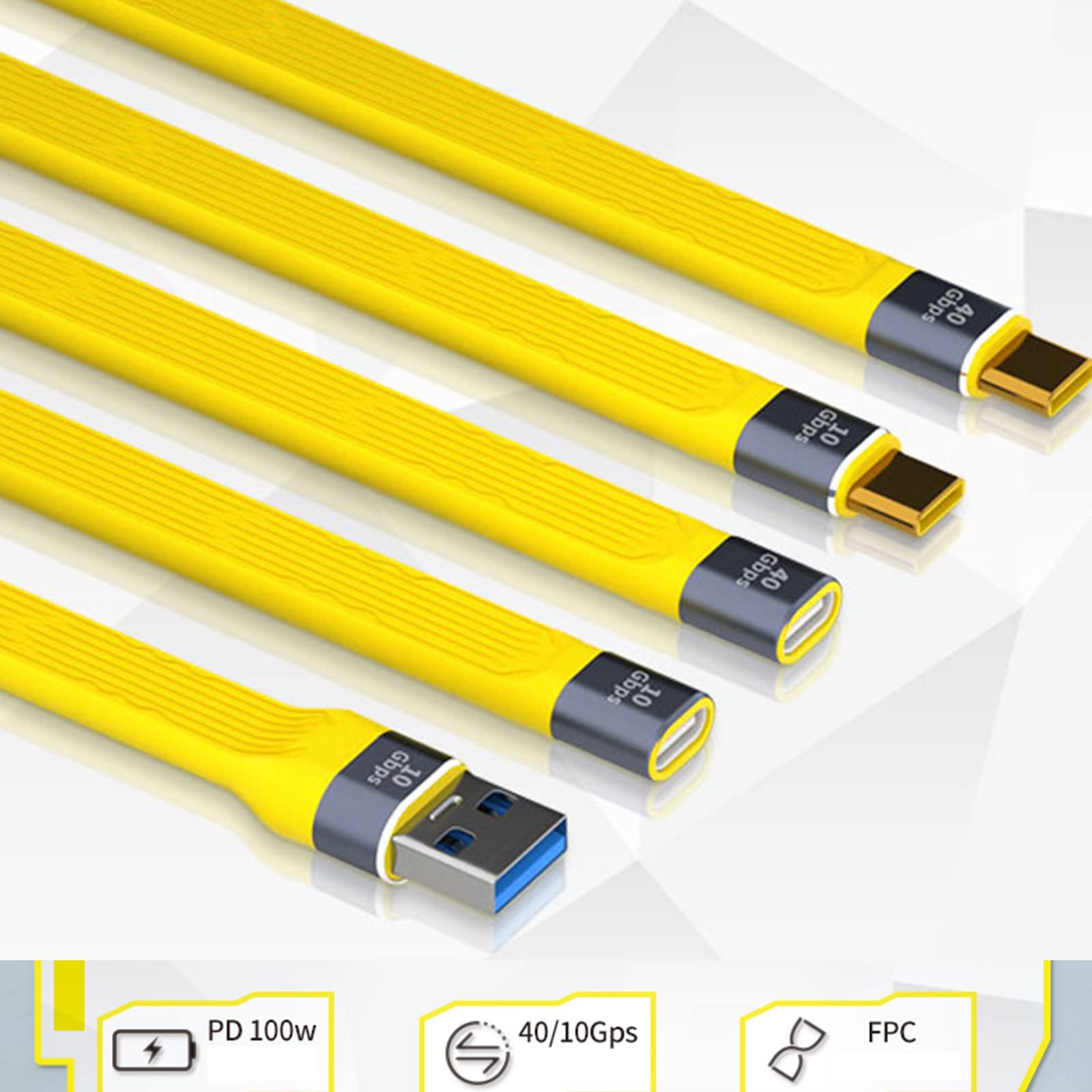 Cable USB C a tipo C para PD de 100 W, cable de carga rápida USB para cable de carga Note20 PD