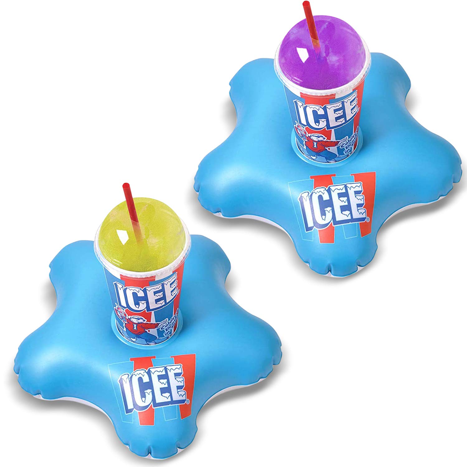 Buy Icee Inflatable Drink Holder Set of 2 Drink Floaties Melting Ice