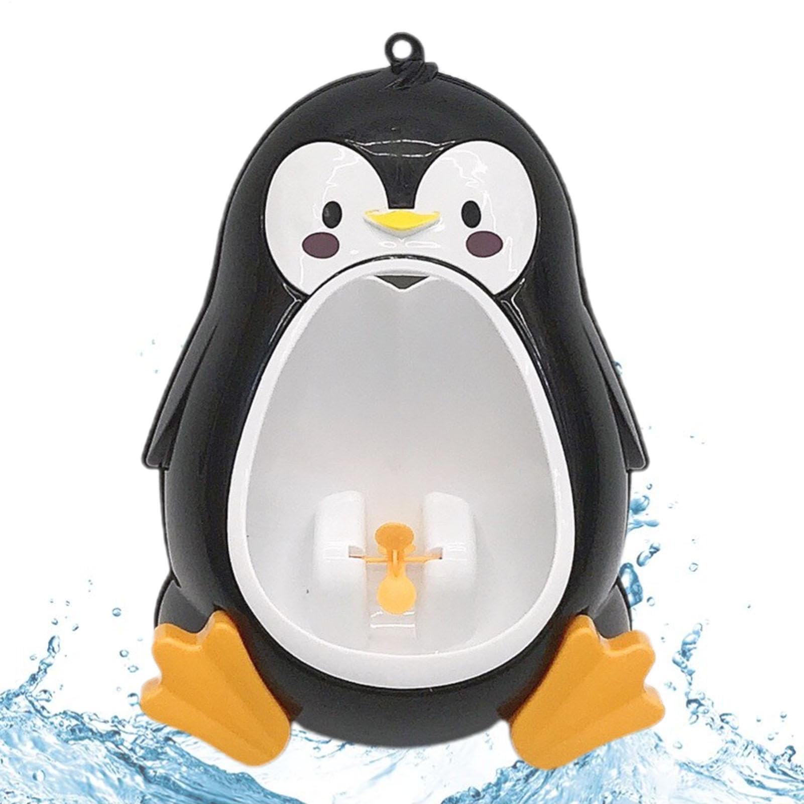Bavokon Boys Black Urinal For - Training Toddler Standing Urinal For | Wall Mounted -Shaped Toilet Training Pee Stand For Nursery Home Kindergarten Toilet