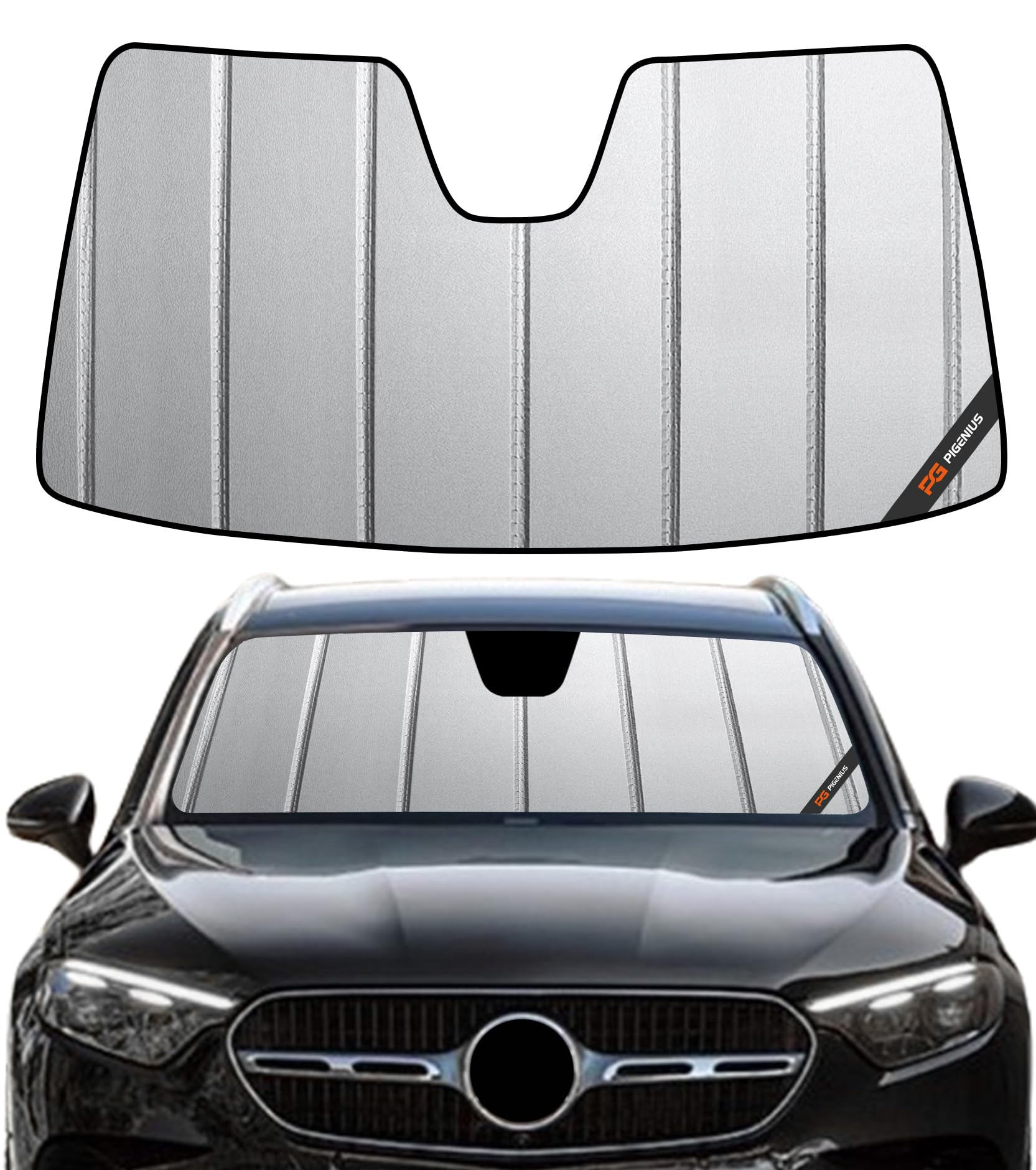 Amazon.com: Pigenius Windshield Sun Shade for Mercedes-Benz GLE