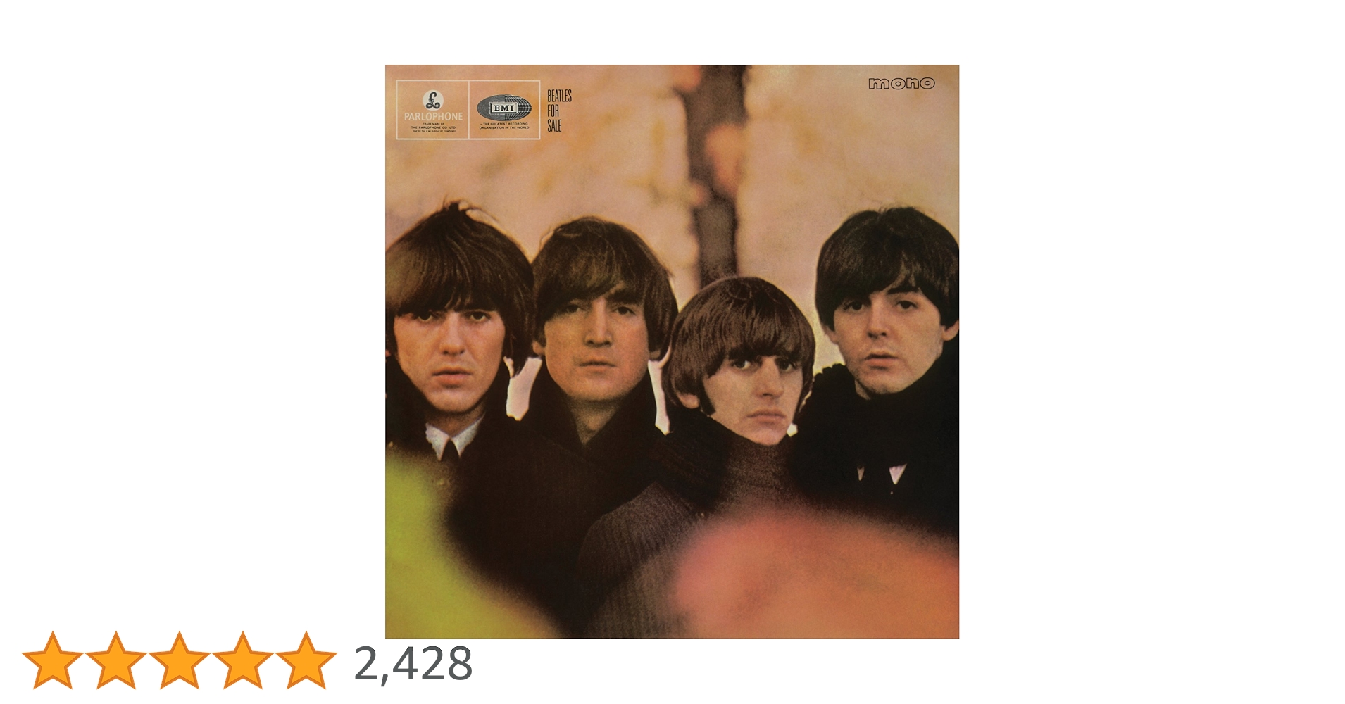 超絶レア南アフリカオリジナルビートルズBeatles For Saleレコード