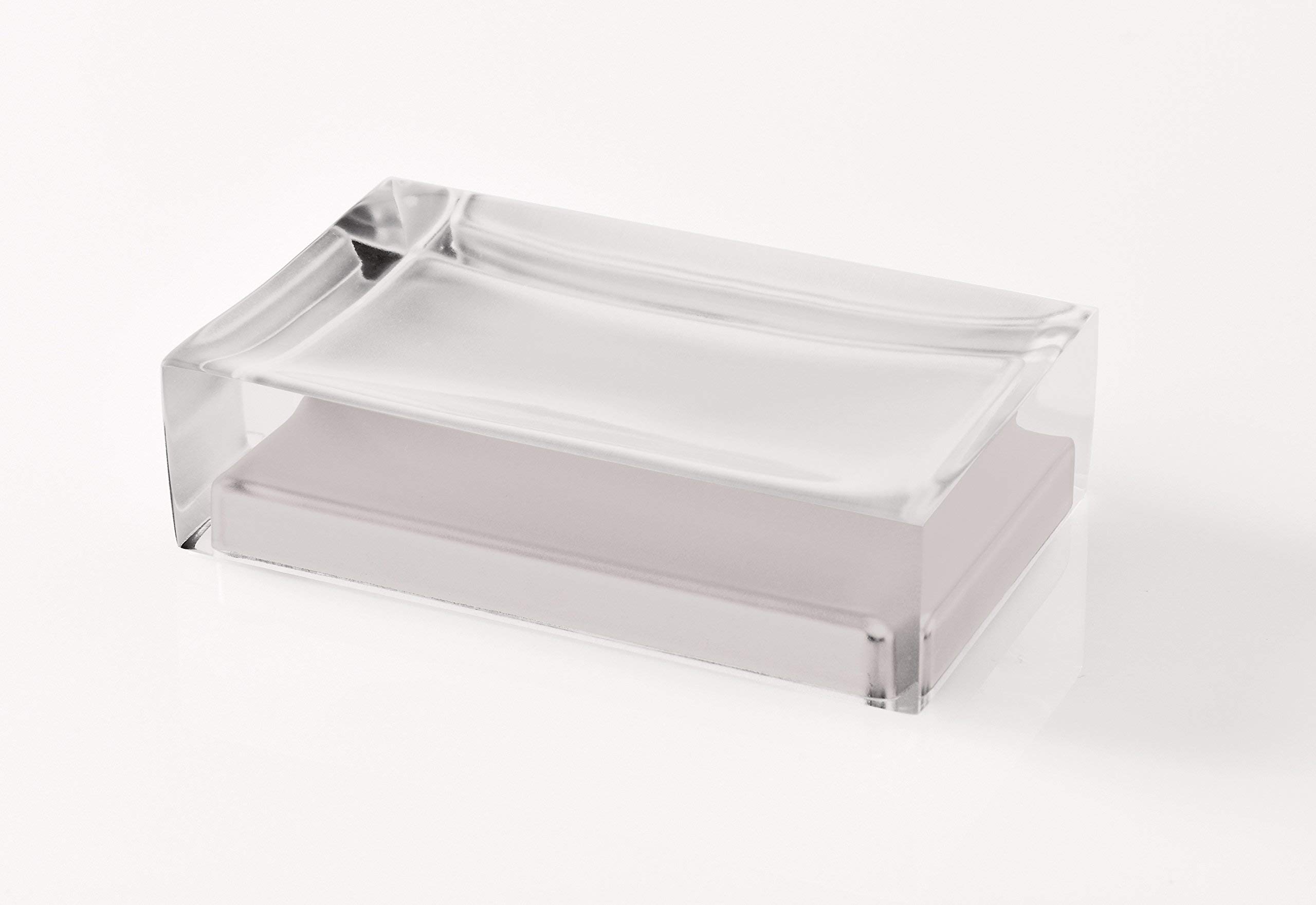 Rainbow Plastic Soap Dish Finish: Glossy White, White,rainbow