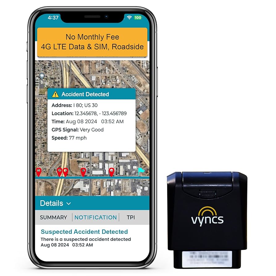 Amazon.com: VYNCS Premium: No Monthly Fees GPS Tracker OBD