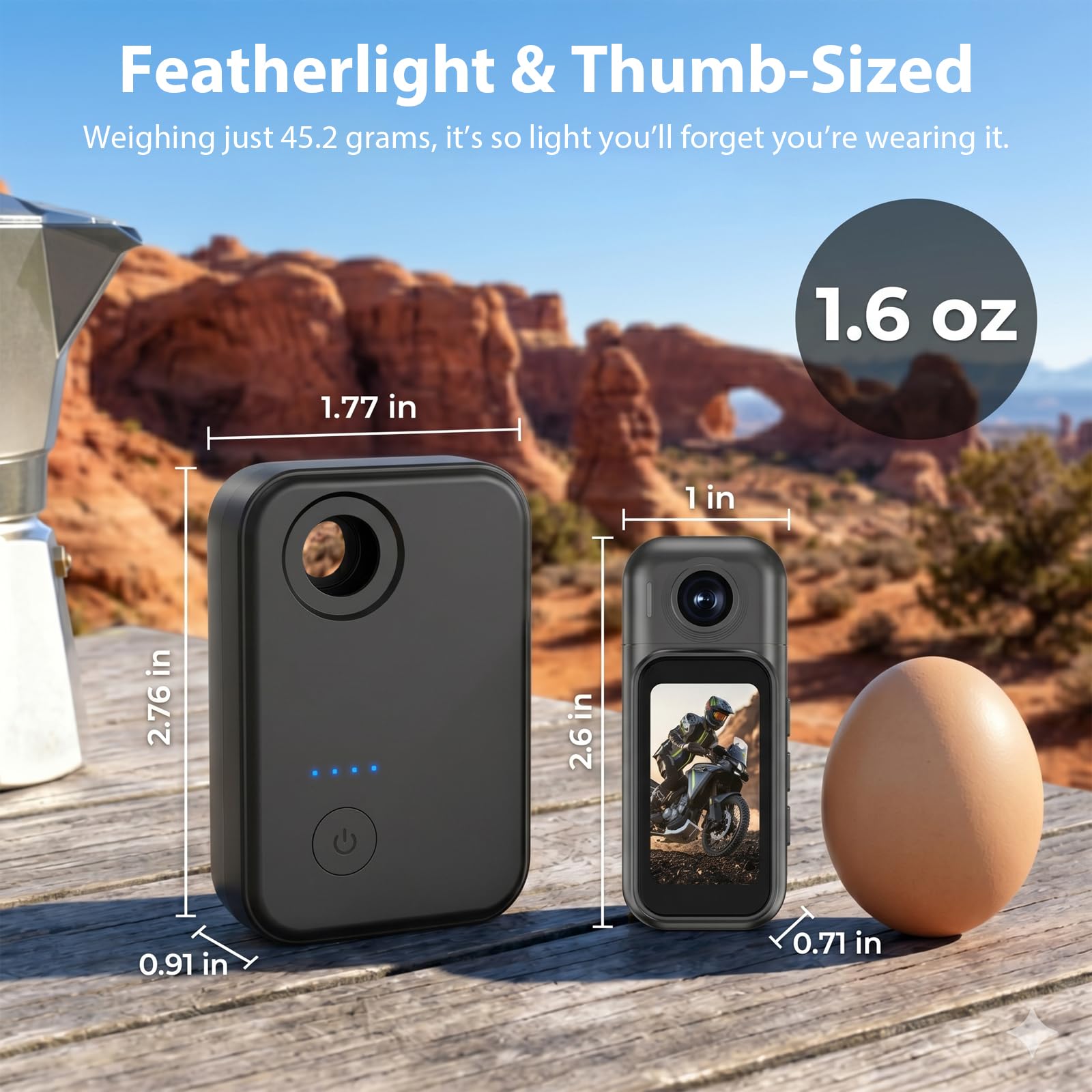 Telecamera corpo 4k con scheda da 64 GB, action camera WiFi, mini fotocamere corpo con audio e video, fotocamera POV 250 min con custodia impermeabile, clip magnetica e fotocamera indossabile