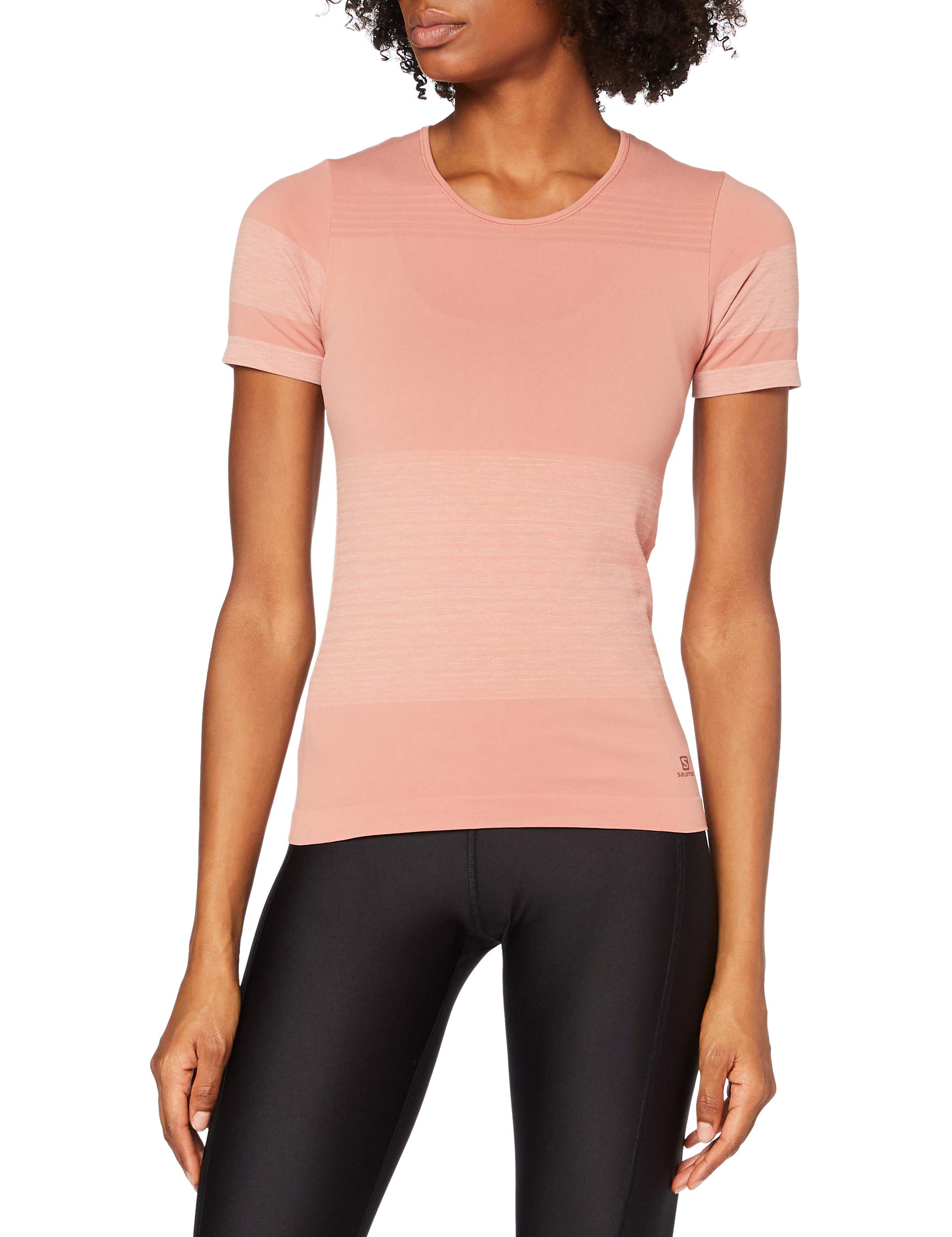 SALOMON Elevate Move'on tee W T-shirt, Women, womens, T-Shirt, LC1378300, Brick Dust, S