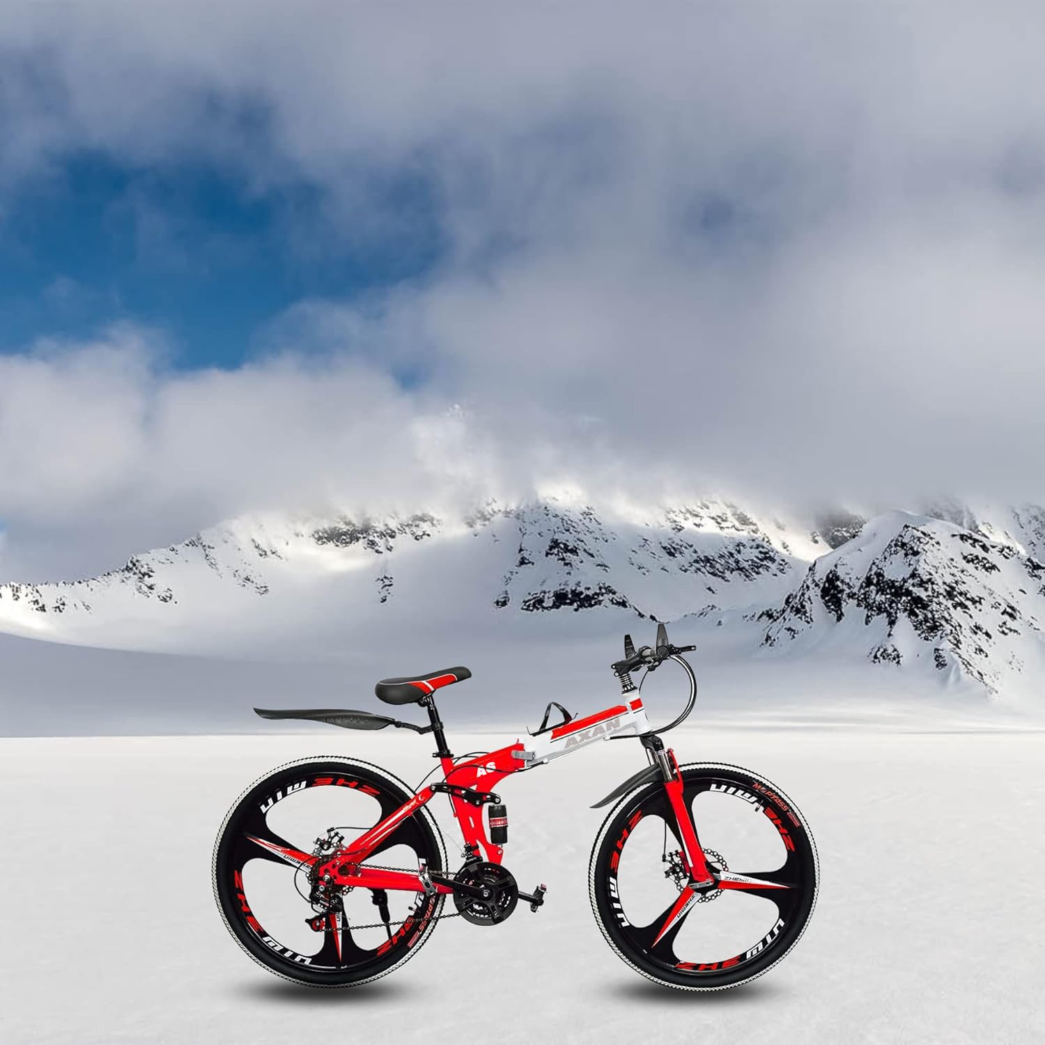 Amardeep Cycles Foldable Sports Bicycle Mountain High Carbon Steel - Main Image