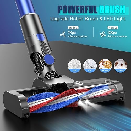 Miniatura 5 de Aspiradora inalámbrica, aspiradoras para el hogar con súper succión, aspiradora ligera con 35 minutos de funcionamiento, aspiradora inalámbrica
