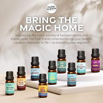 Park Scents Poly Lobby Polynesian Resort Theme Park Hotel Inspired Fragrance Oil USA Made Luxury Scented Essential Oils for Diffusers for Home, Aromatherapy, Gifts for Women, Sister (10ml)