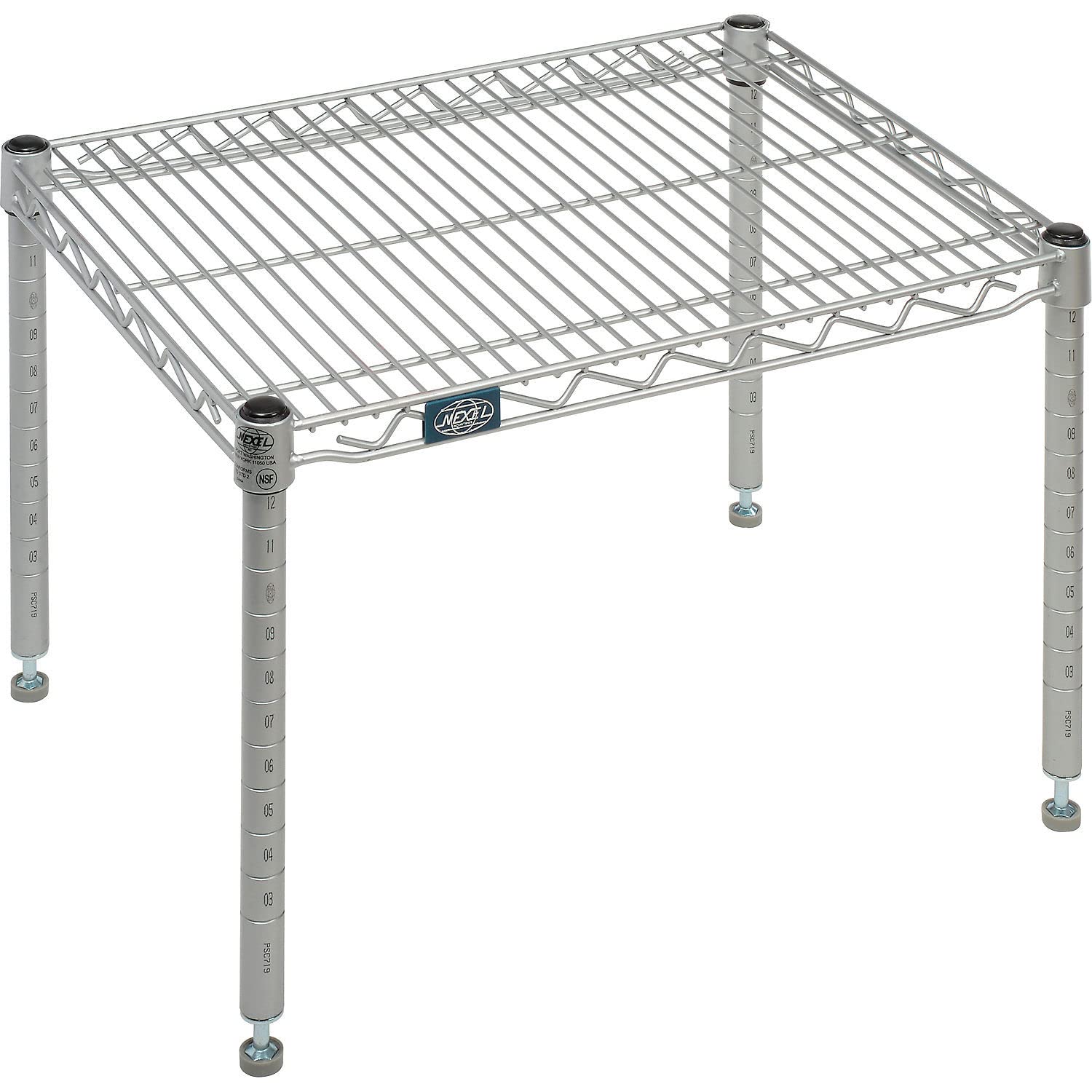 Nexelate Silver Epoxy Wire Dunnage Rack – Wire, Silver, Model P1830EP