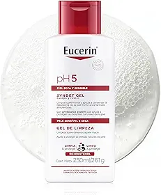 EUCERIN Gel de Limpeza Facial e Corporal pH5 250ml, Limpeza Diária, Dexpantenol
