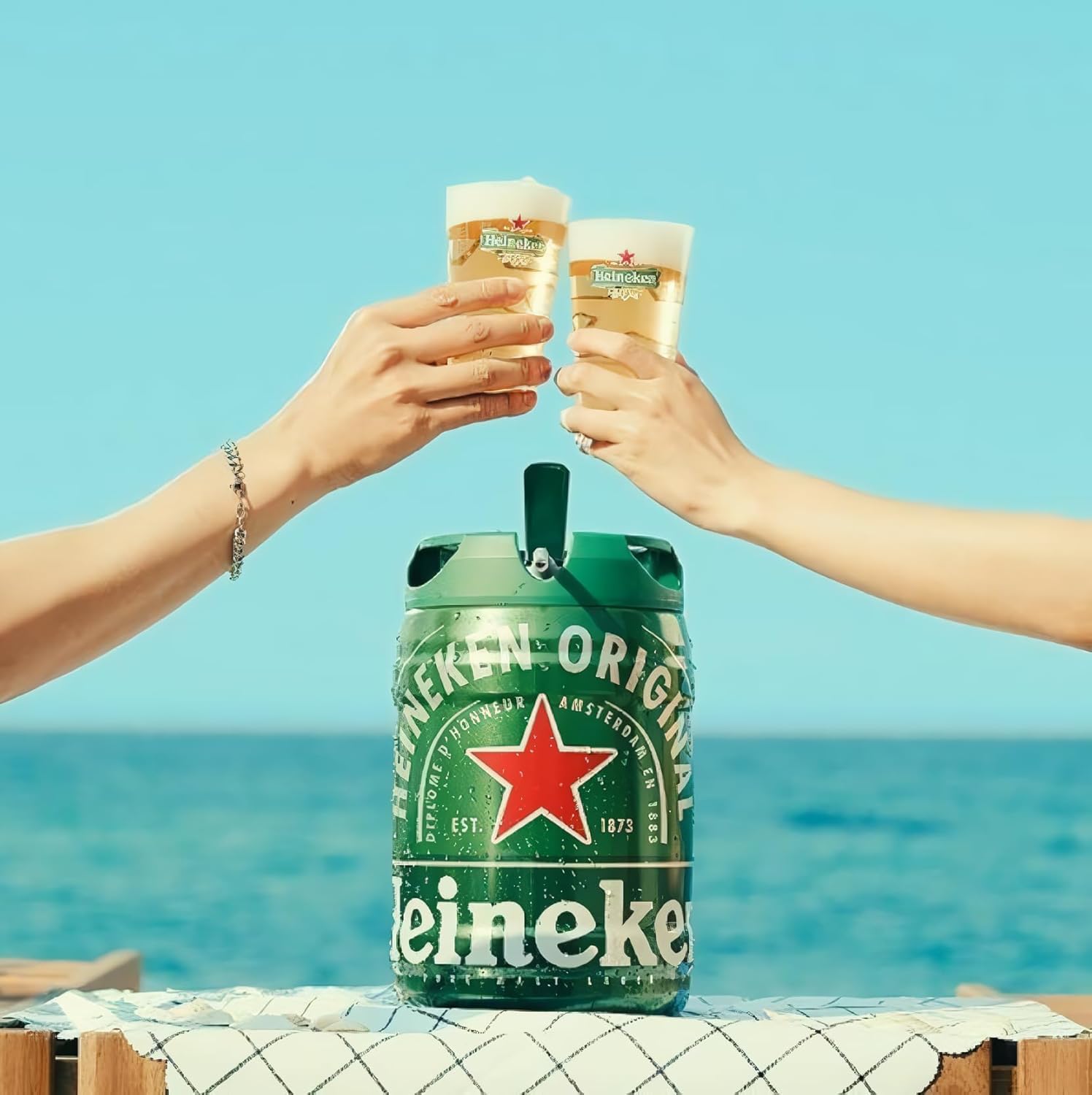 Amazon.co.jp: Heineken ハイネケン 樽生 ビール 5L×2 自宅で飲める
