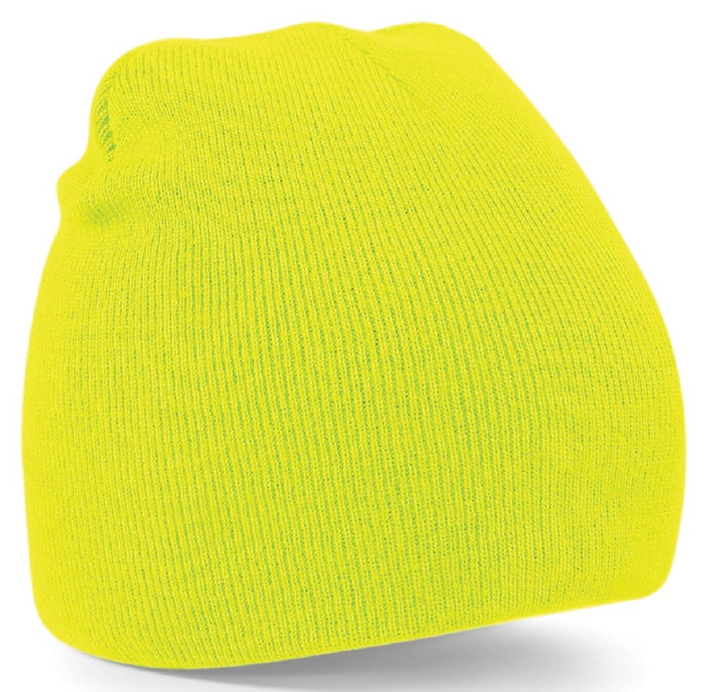 Beechfield Unisex Original Pull-On Beanie Fluorescent Yellow
