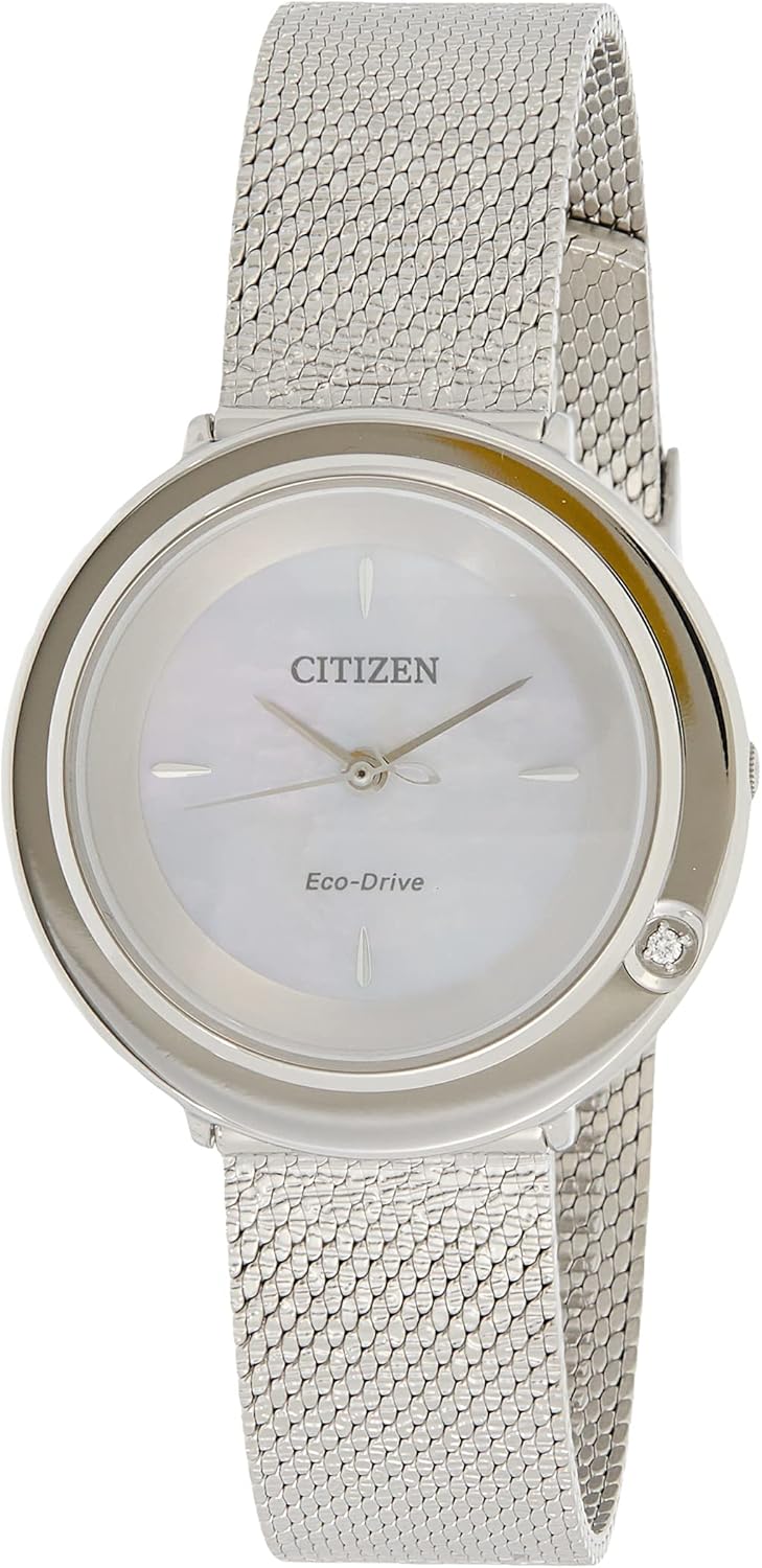 CITIZEN Orologio analogico da donna Eco-Drive con cinturino in acciaio inox CITIZEN Orologio analogico da donna Eco-Drive con cinturino in acciaio inox