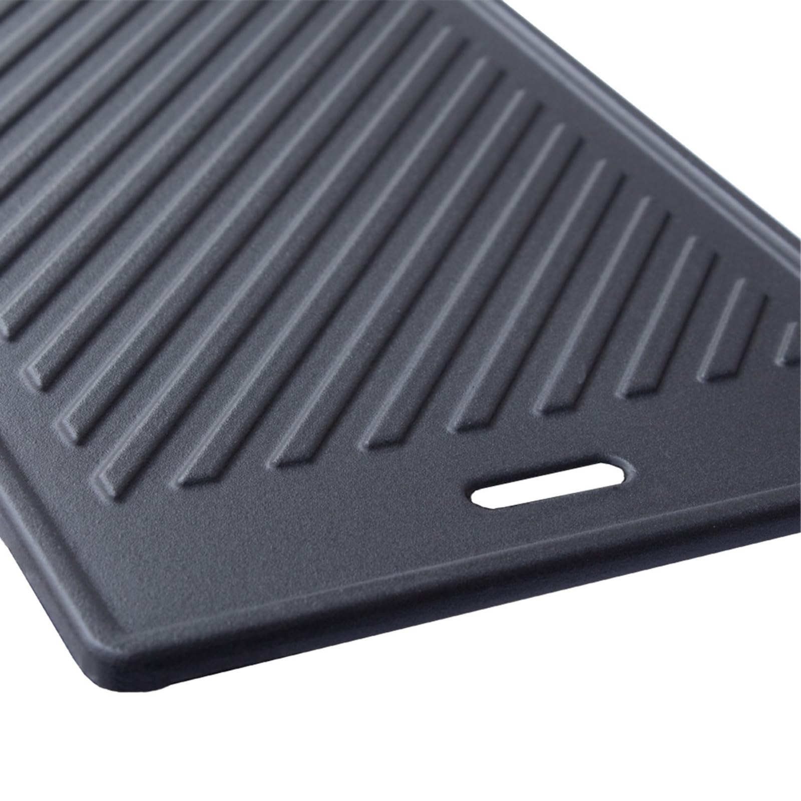 TAINO Platinum/Black Plaque de cuisson réversible en fonte Accessoire pour barbecue à gaz