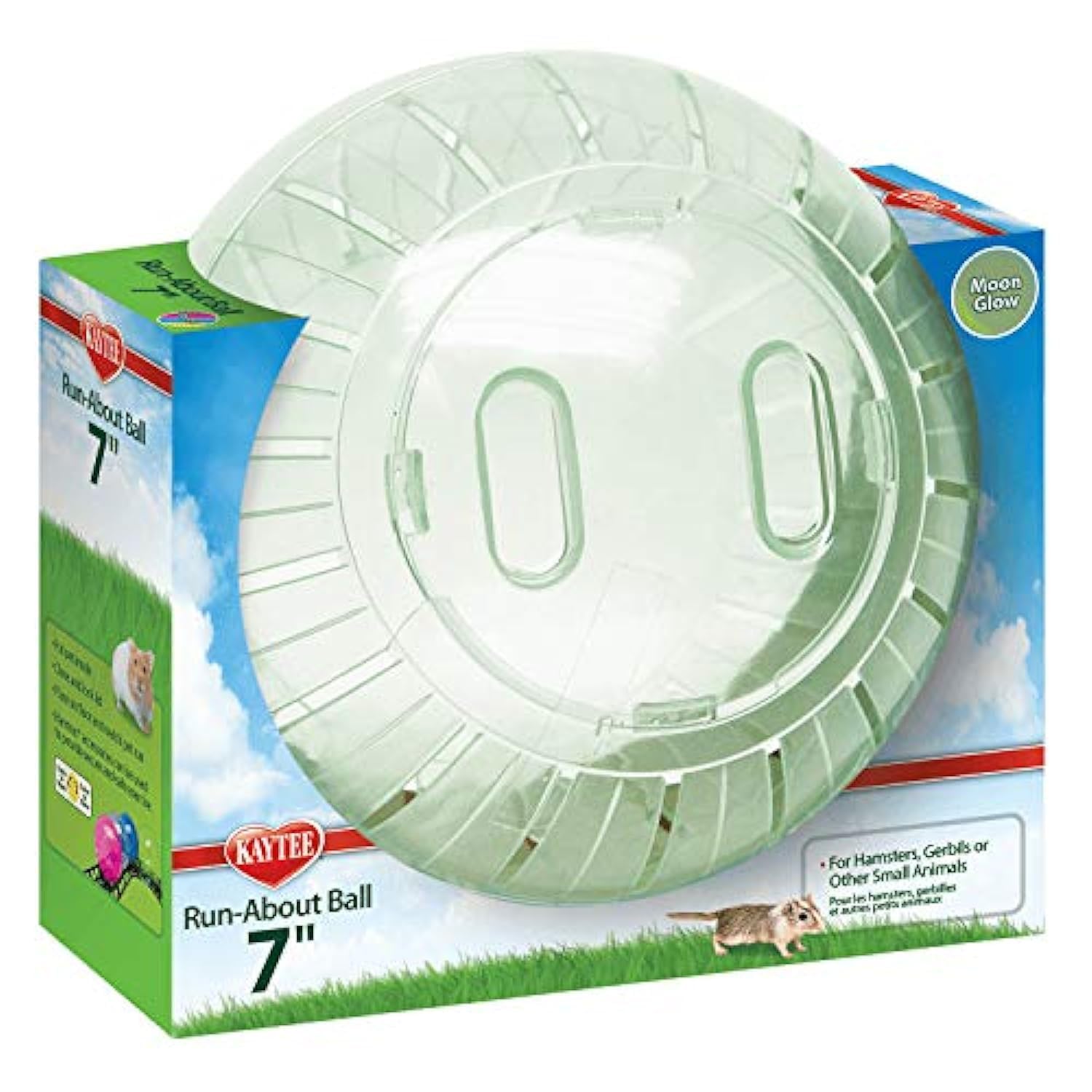 Kaytee 7 Inch Run About Moon Glow Ball