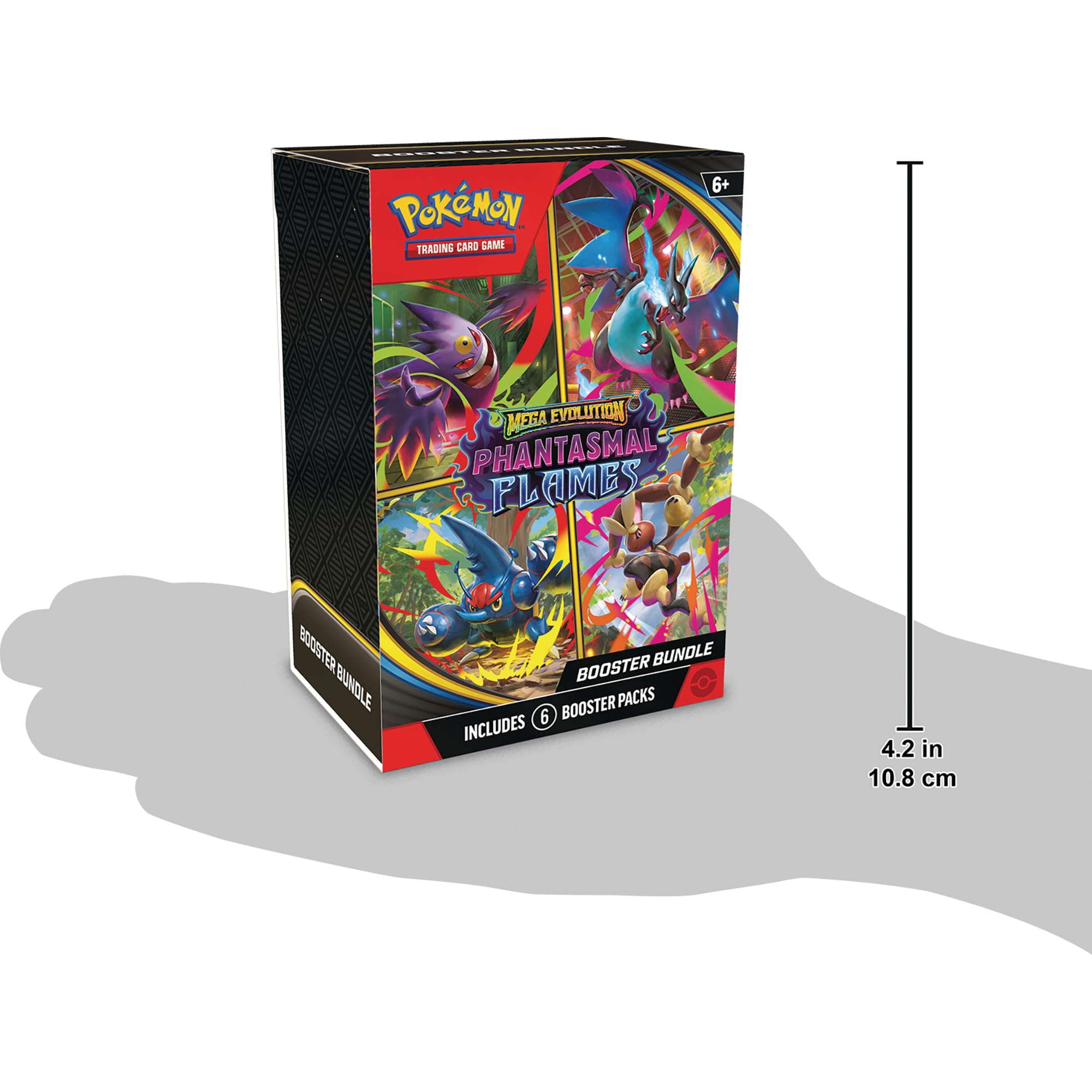 Amazon.com: Pokémon TCG: Mega Evolution—Phantasmal Flames Booster
