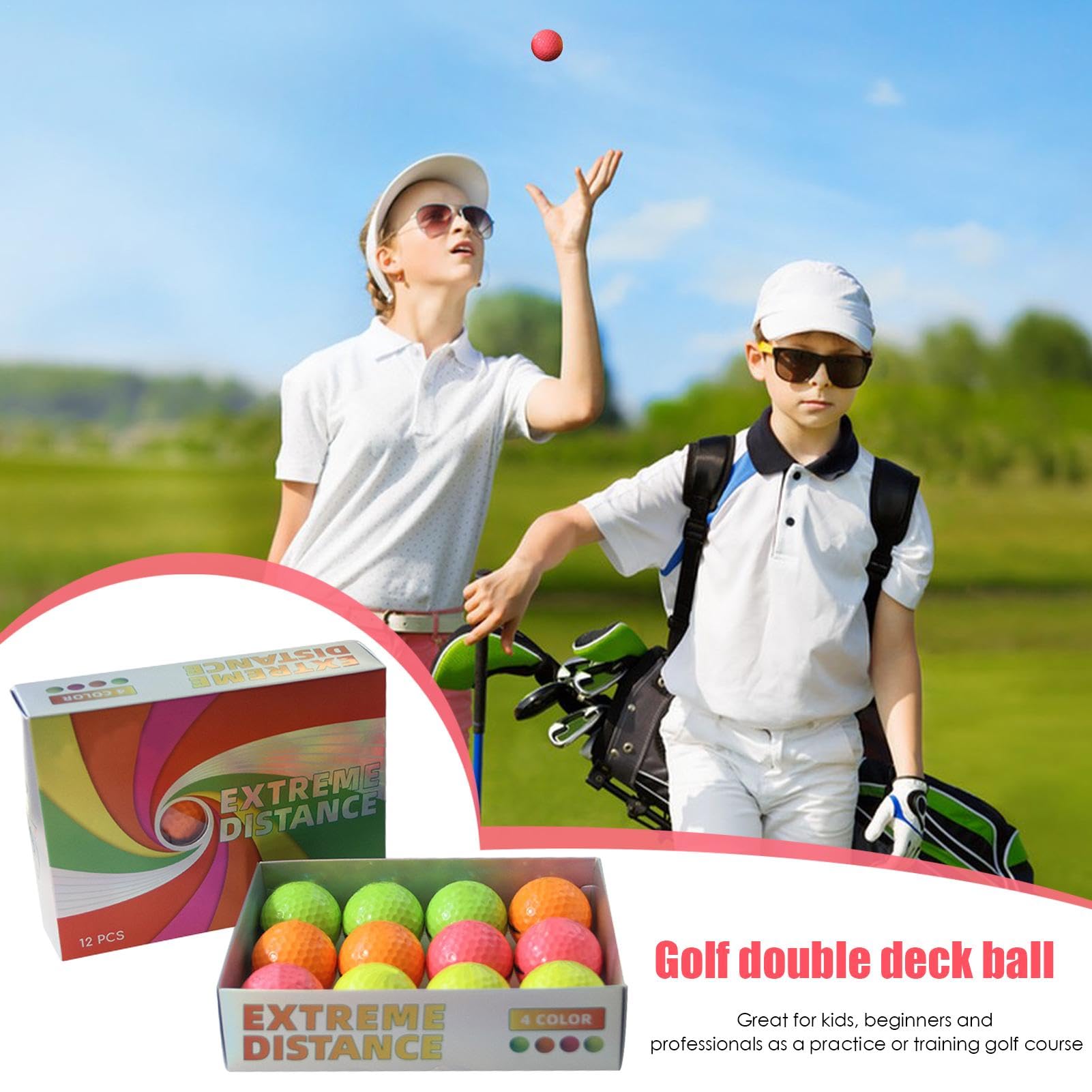 Pelotas de golf para interiores, pelotas de golf de colores