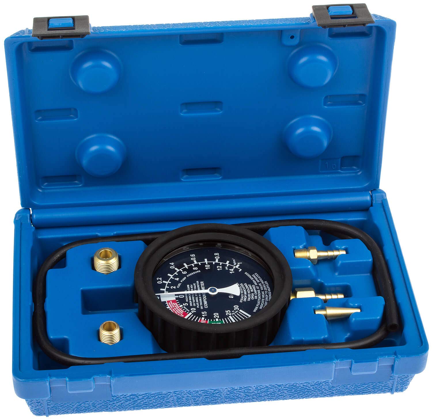 Tester di pressione e pressione sotto pressione, tester di pressione per carburatore, regolazione pompa benzina, tester per vuoto