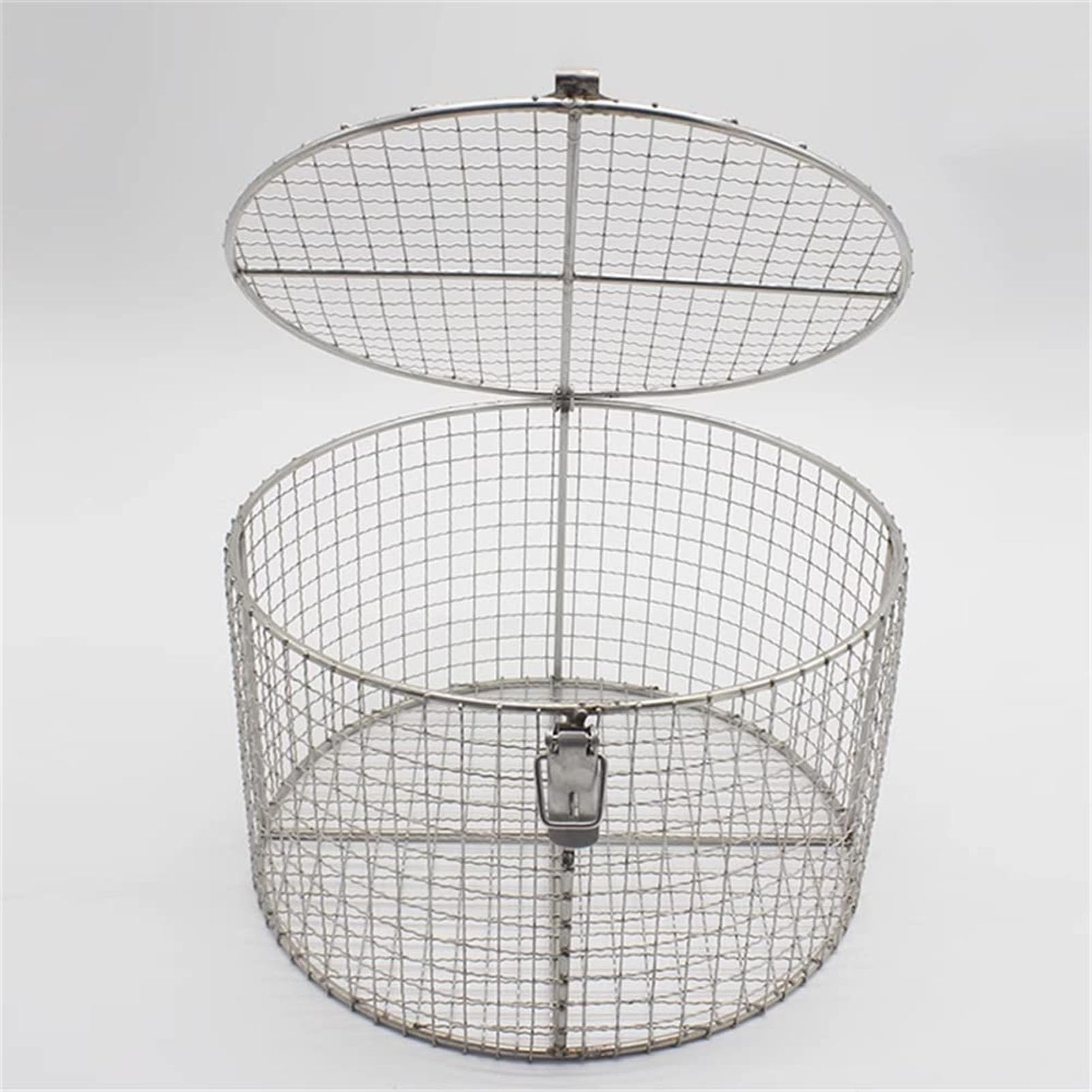 Bandeja de Autoclave Médica de Acero Inoxidable 304, Bandeja de Instrumentos Médicos, Cestas de Esterilización de Instrumentos Redondos, Bandeja de Esterilización de Cestas Perforadas