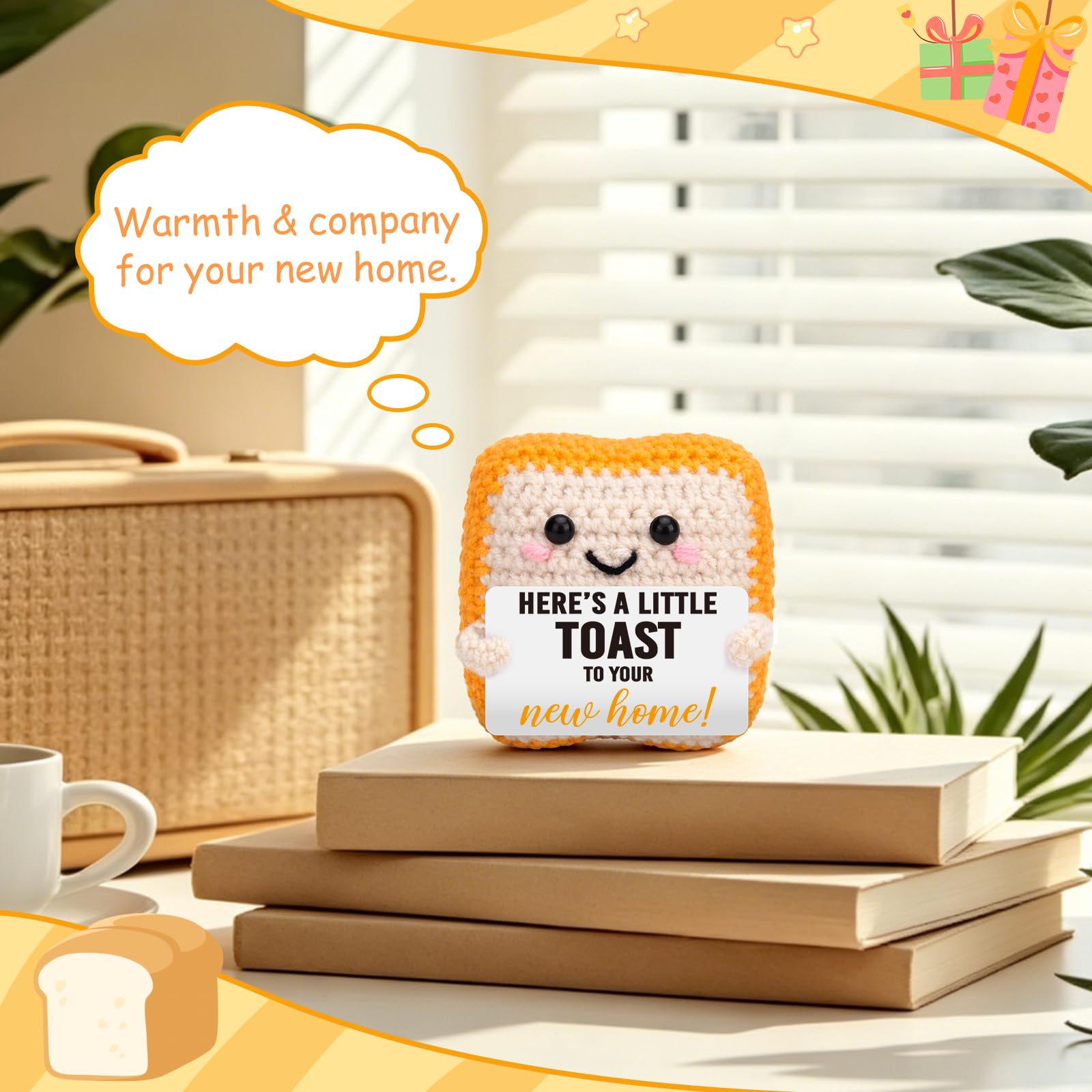 MAMAGIFTREE Housewarming Gift for New Home, Funny NewHome Gift for Women Men Friend, First Home Gifts Ideas, Cute House Warming Present for Homeowners