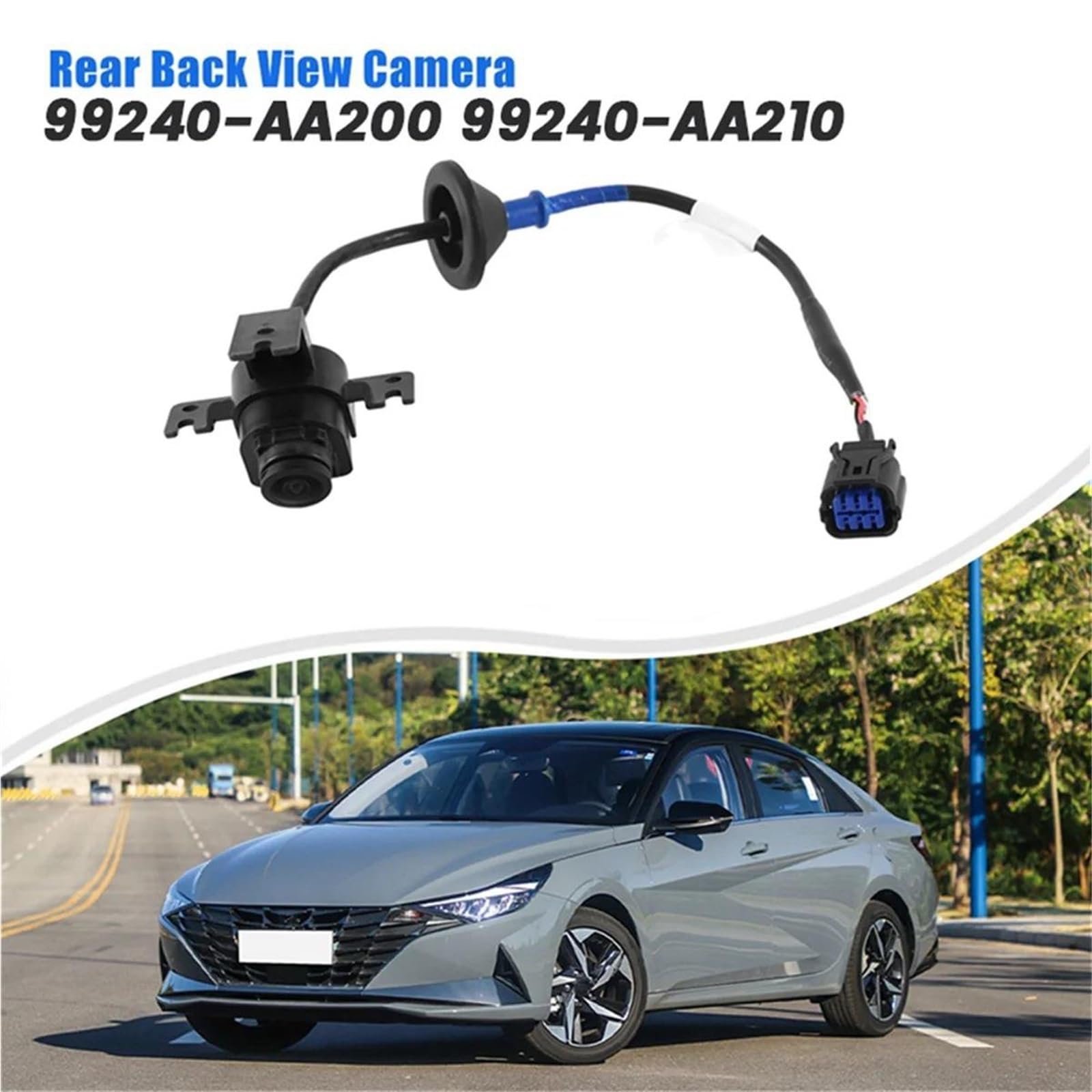 Cámara De Visión Trasera para Coche para Hyundai para Elantra N 2022-2023, Asistencia para Aparcamiento Trasero 99240-AA200 AA000