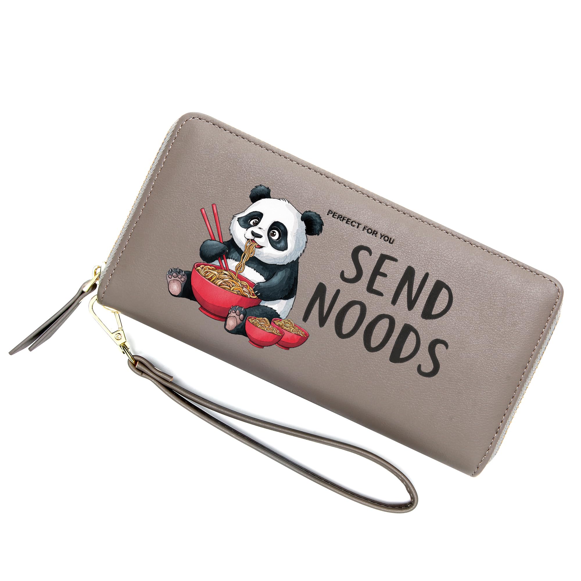ZRTARY Personalized Panda Women Wallets,Valentine's Day Gift for Lover,Birthday Gift for Son Daughter,Graduation Gift for Classmates and Teachers 1305m
