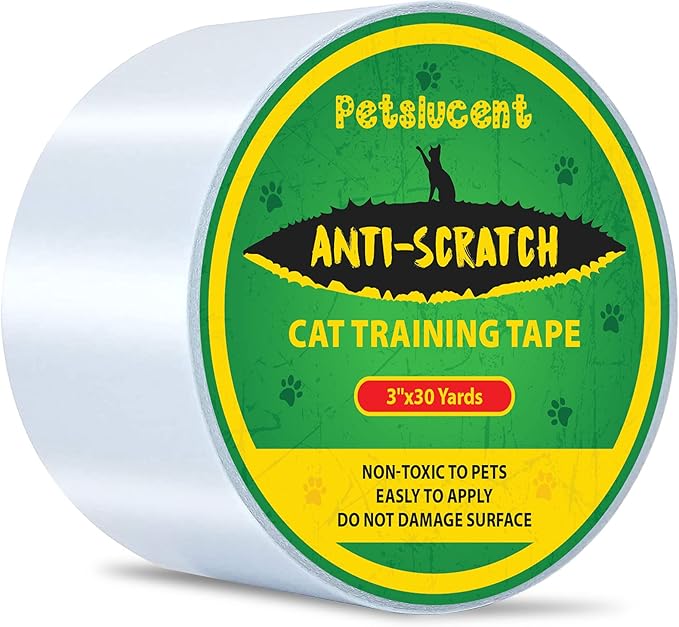 Petslucent Cat Scratch Furniture Protector Tape, Cat Anti Scratch Deterrent