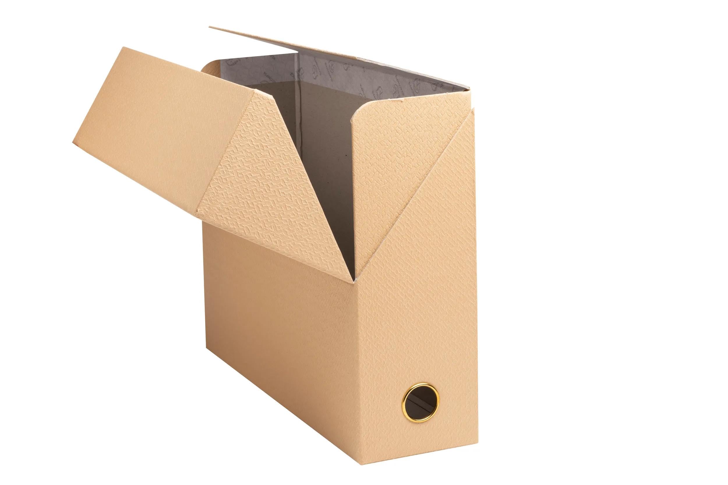 Exacompta 5 Scatole Transfer Office By Me Carta A4 Dorso 90 mm Beige