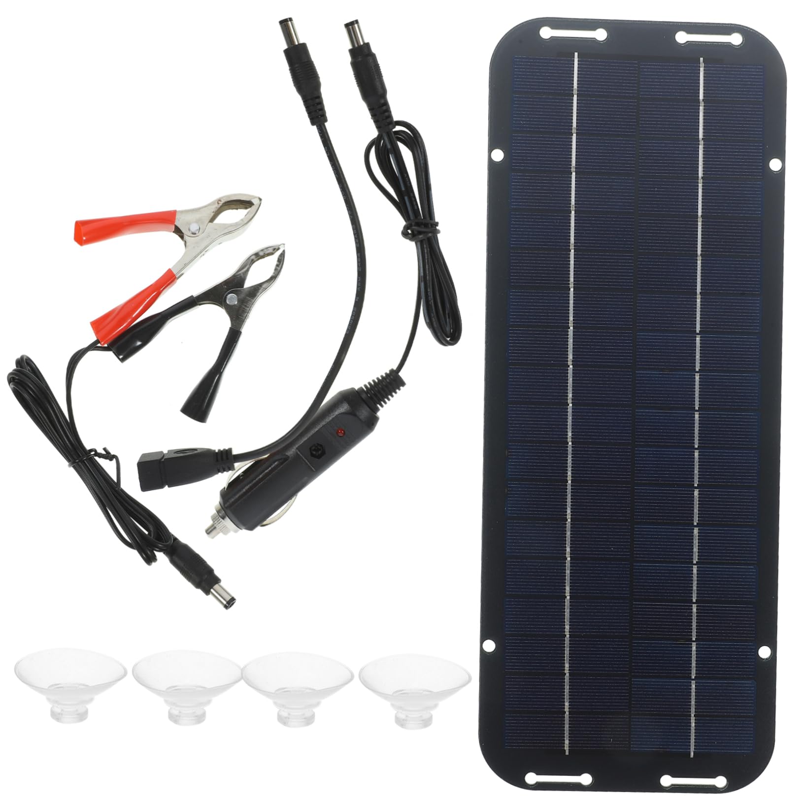 KONTONTY Lar Charger Camping Solar Panel Kit Easy to Operate Sturdy for Home Camping Rv Storage Room Use