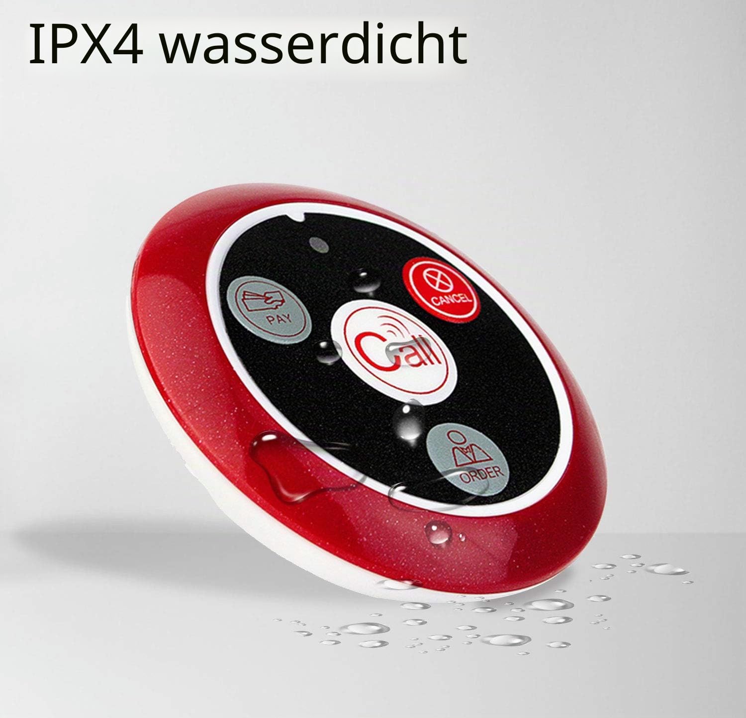 Retekess T117 Pager System, Drahtlose Ruftaste, 5 Ruftasten
