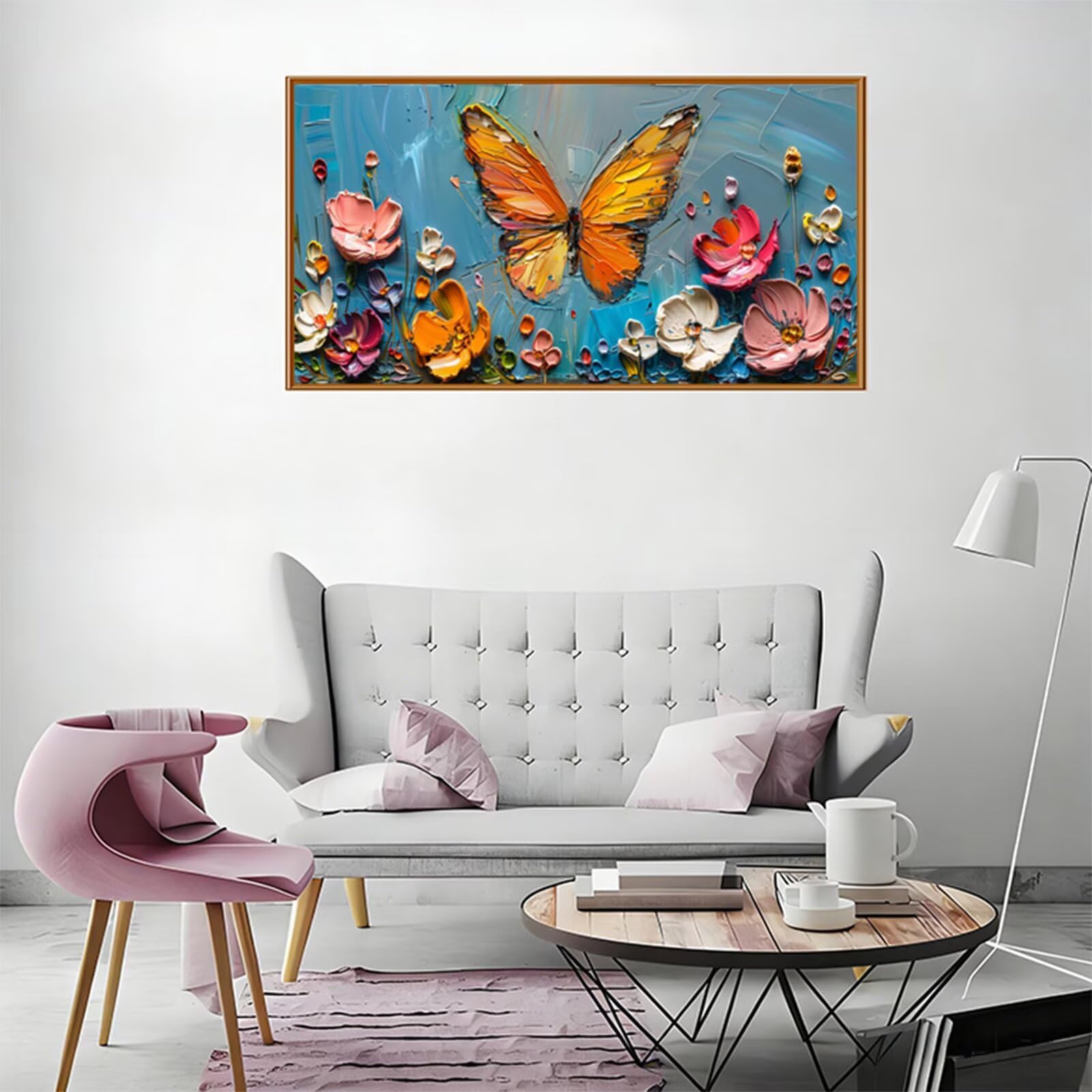 Diamentowe zestawy do malowania dla dorosłych, 5D motyl zestaw do malowania diamentami, DIY diamentowy zestaw artystyczny kompletny, pełne wiertło diament kryształ haft krzyżykowy dekoracja ścienna