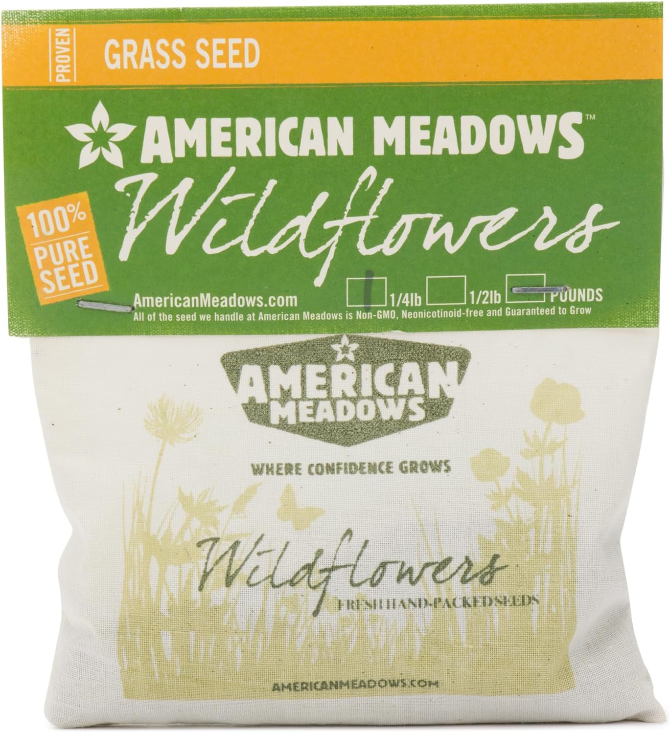American Meadows Micro Clover Grass Seed Mix Specially Blended Lawn