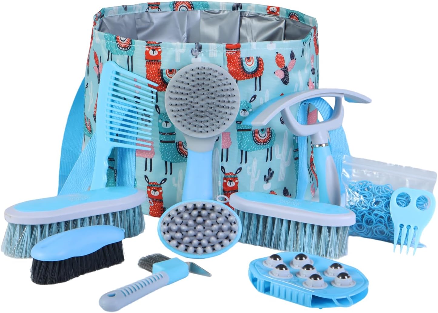 Harrison Howard Horse Grooming Kit 9Piece Equine Care