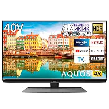 SHARP 40インチ AQUOS 4T-C40BJ1 Amazon.co.jp: Sharp 4T-C40BH1 2019 Model 40V 4K Built-in