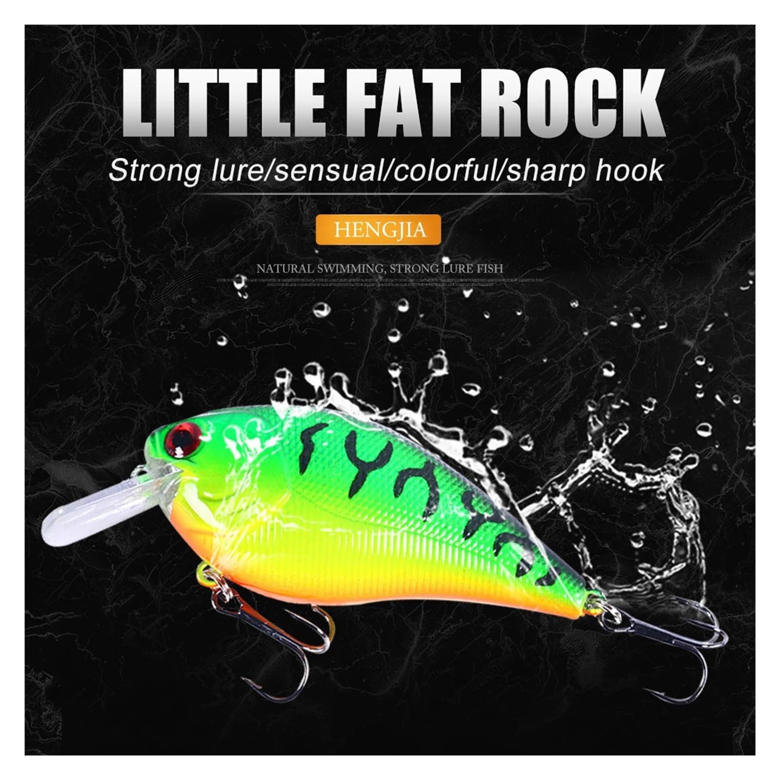 Crankbait Peu Profond hochet 8,5 cm 15 g, Wobbler Dur for Bar brochet, Doux et léger 6 Couleurs