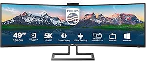 PHILIPS 49 5120x1440 ULTRAWIDE USB-C 48,8&#34;, 5120x1440, VA, Curved, W125767370 (48,8, 5120x1440, VA, Curved, H/A 130 MM, USB-C Docking Display, Web CAM, P-LINE)