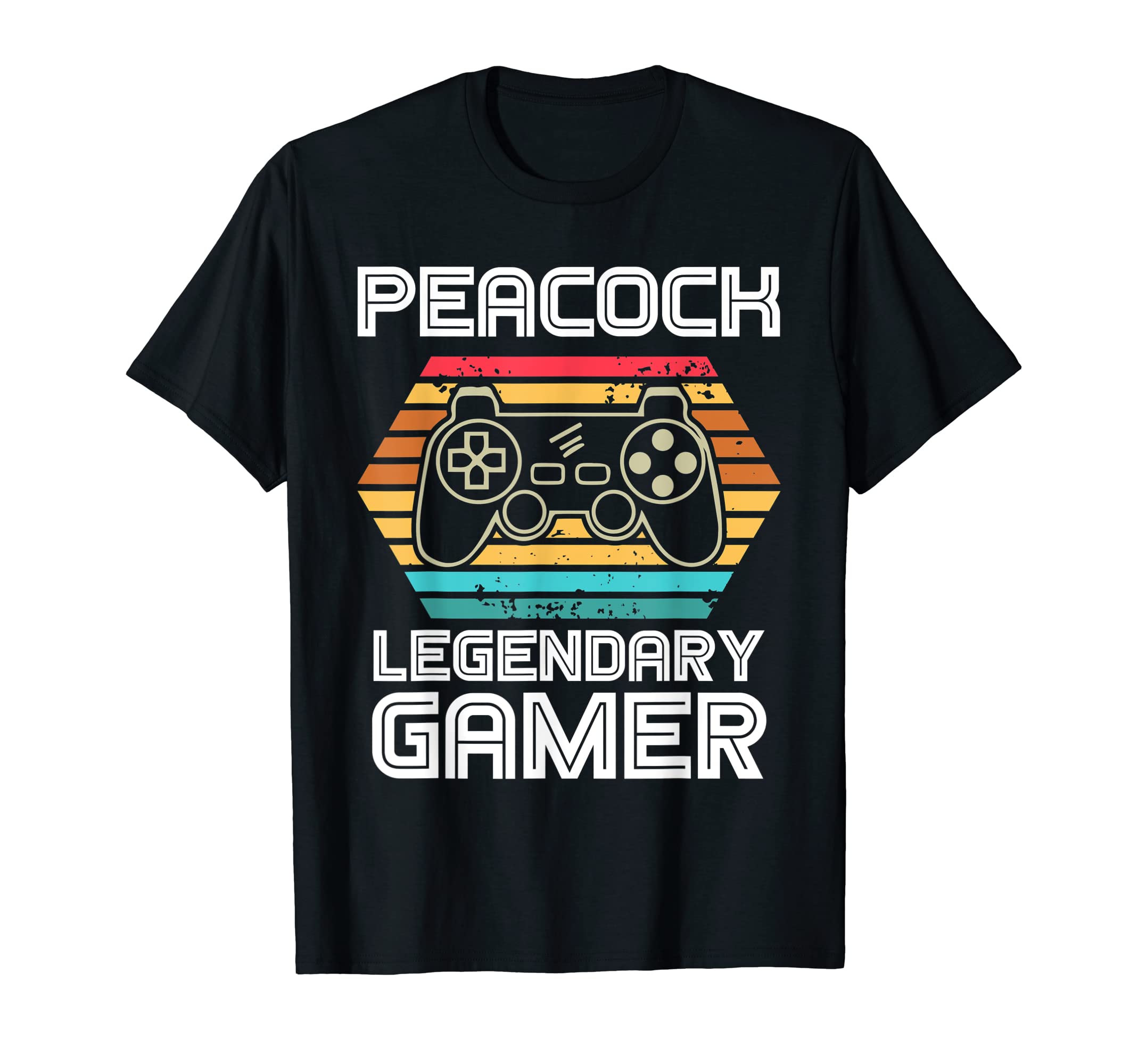 Special PEACOCK Legendary video gamer custom name T-Shirt