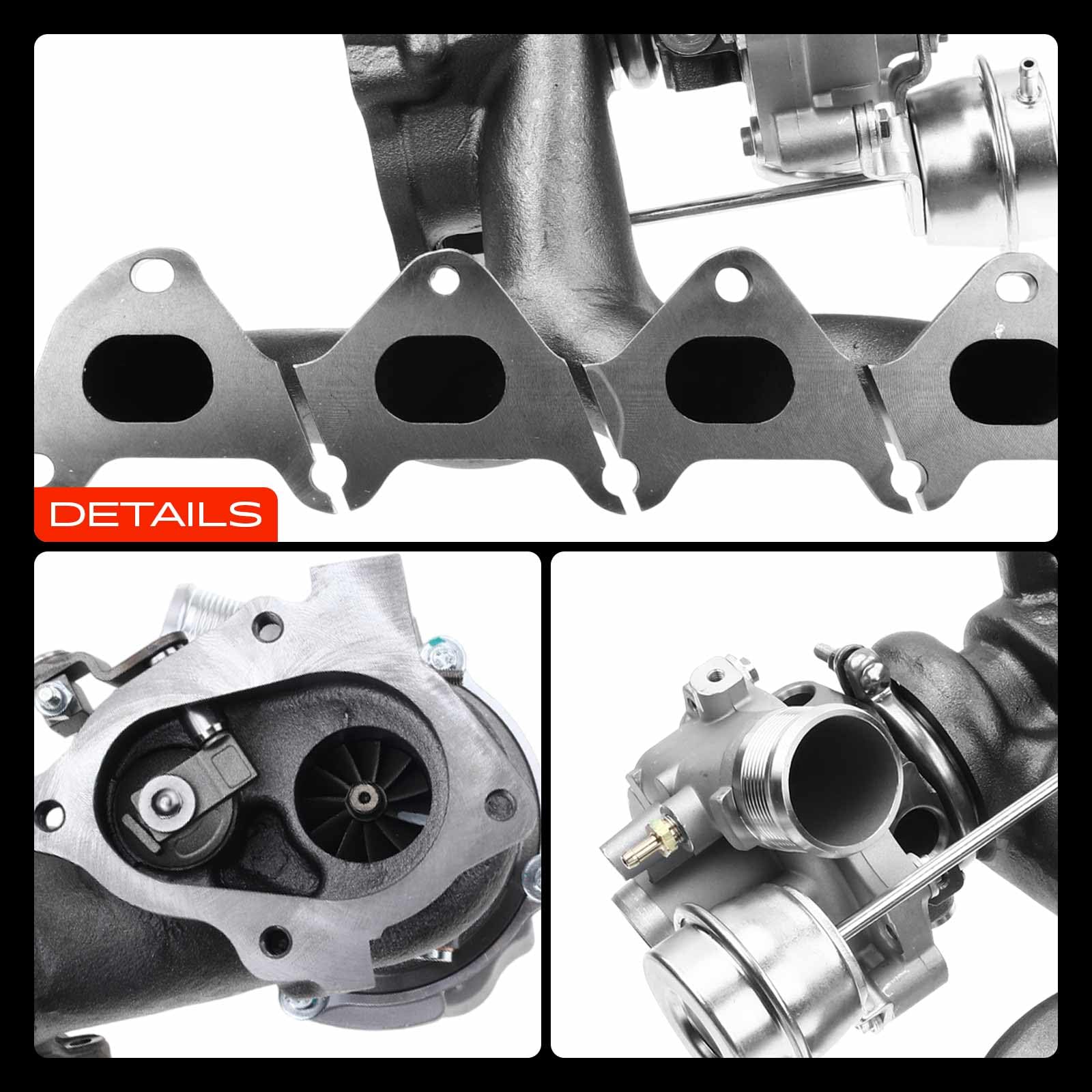 Frankberg Turbolader Kompatibel mit Golf Plus 1.4L 2006-2013 Golf V 1.4L 2005-2008 Golf VI 1.4L 2008-2012 Passat 1.4L 2012-2014 Touran 1.4L 2006-2015