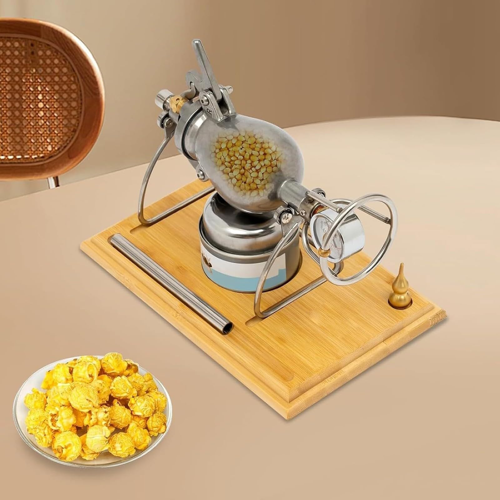 Chińska maszyna do popcornu, wysokociśnieniowa maszyna do popcornu, gorące powietrze do kuchni, idealna na rodzinne imprezy (300 ml)