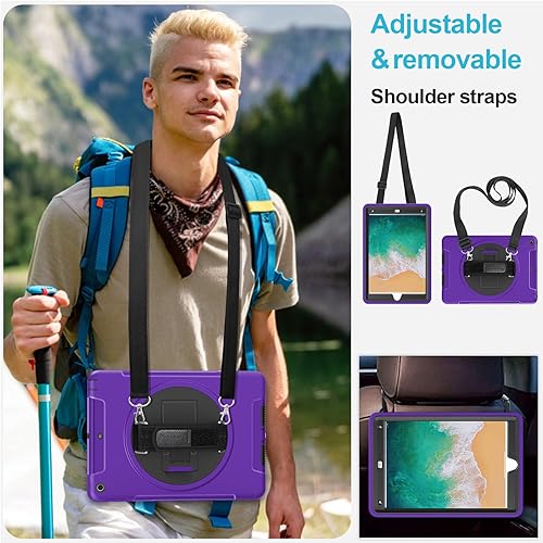 Miniatura 6 de Funda para iPad de 65 generación Miesherk STOCK iPad de 97 pulgadas 20182017 funda protectora de grado militar para iPad Air 2 de 97 pulgadas con