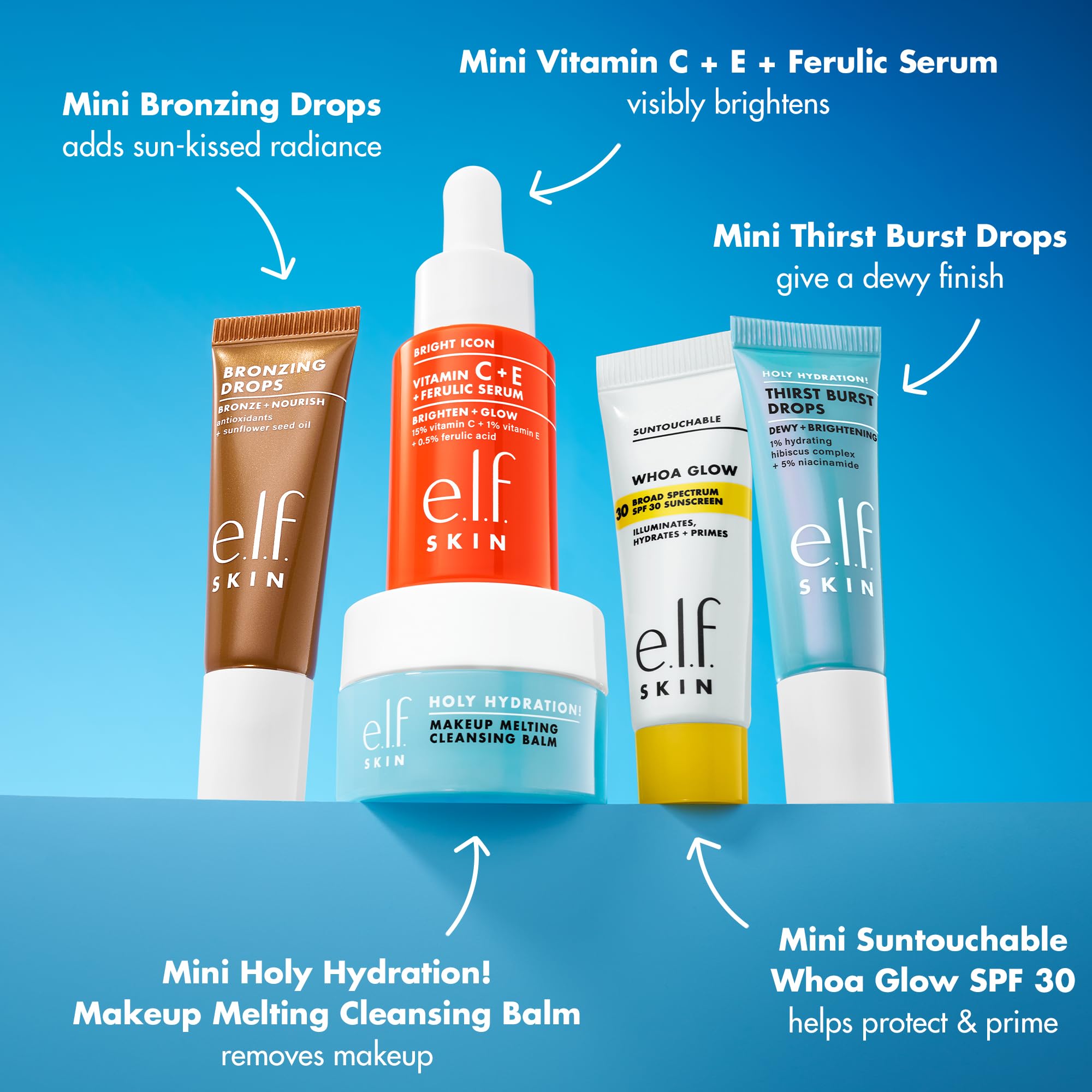Amazon.com: e.l.f. SKIN Best & Obsessed Skincare Kit, Travel-Size
