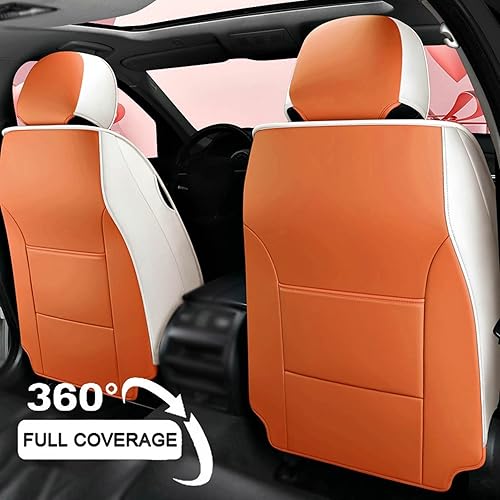 Miniatura 7 de Funda de asiento de coche personalizada compatible con Dacia Duster Sandero Stepway Funda de cojín de piel sintética para 5 pasajeros, impermeable