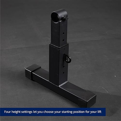 Miniatura 7 de Titan Fitness Bloques de tracción de peso muerto ajustables, se venden como un par, clasificado 1,300 libras, plataforma de peso muerto