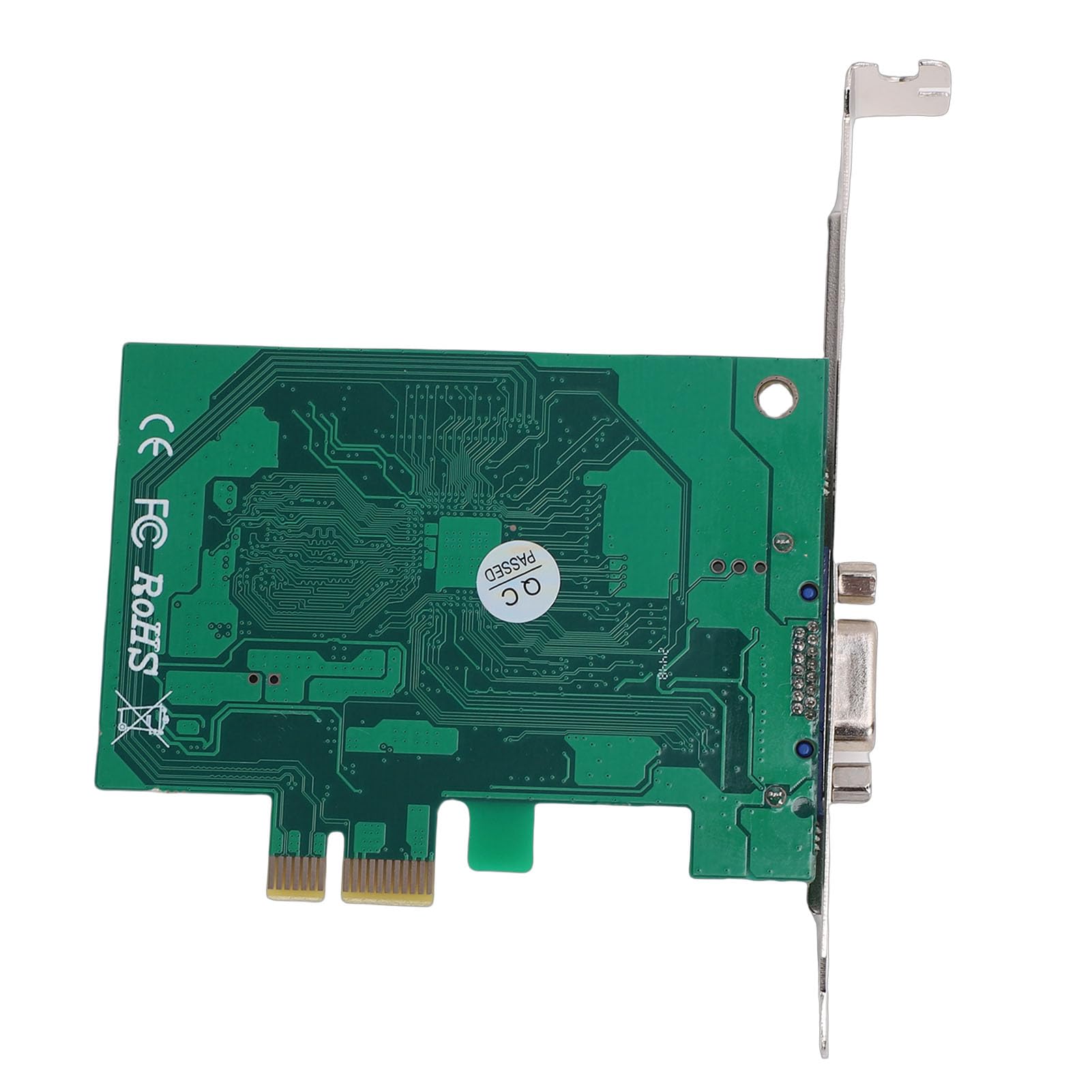 Jectse Scheda grafica PCIe, Plug and Play, senza bisogno di driver, interfaccia PCI a doppio slot, basso consumo energetico 6 W, con diverse modalità di visualizzazione, per scheda madre X99 X79