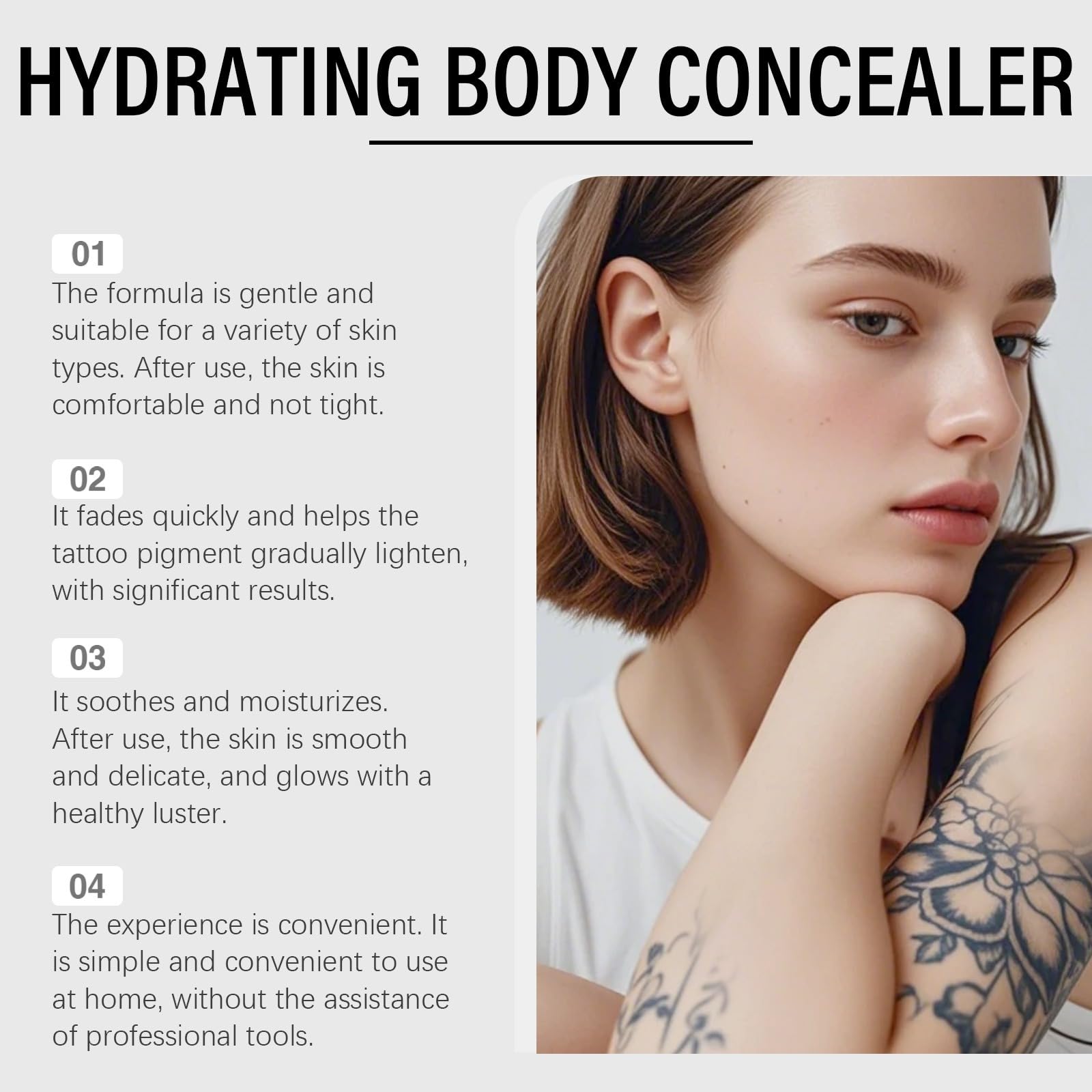Fond de teint corps waterproof huile graine longue tenue teinte bronze | Correcteur corps haute couvrance anti-sueur cache tatouages, maquillage résistant à l’eau tenue durable pour femme bronze