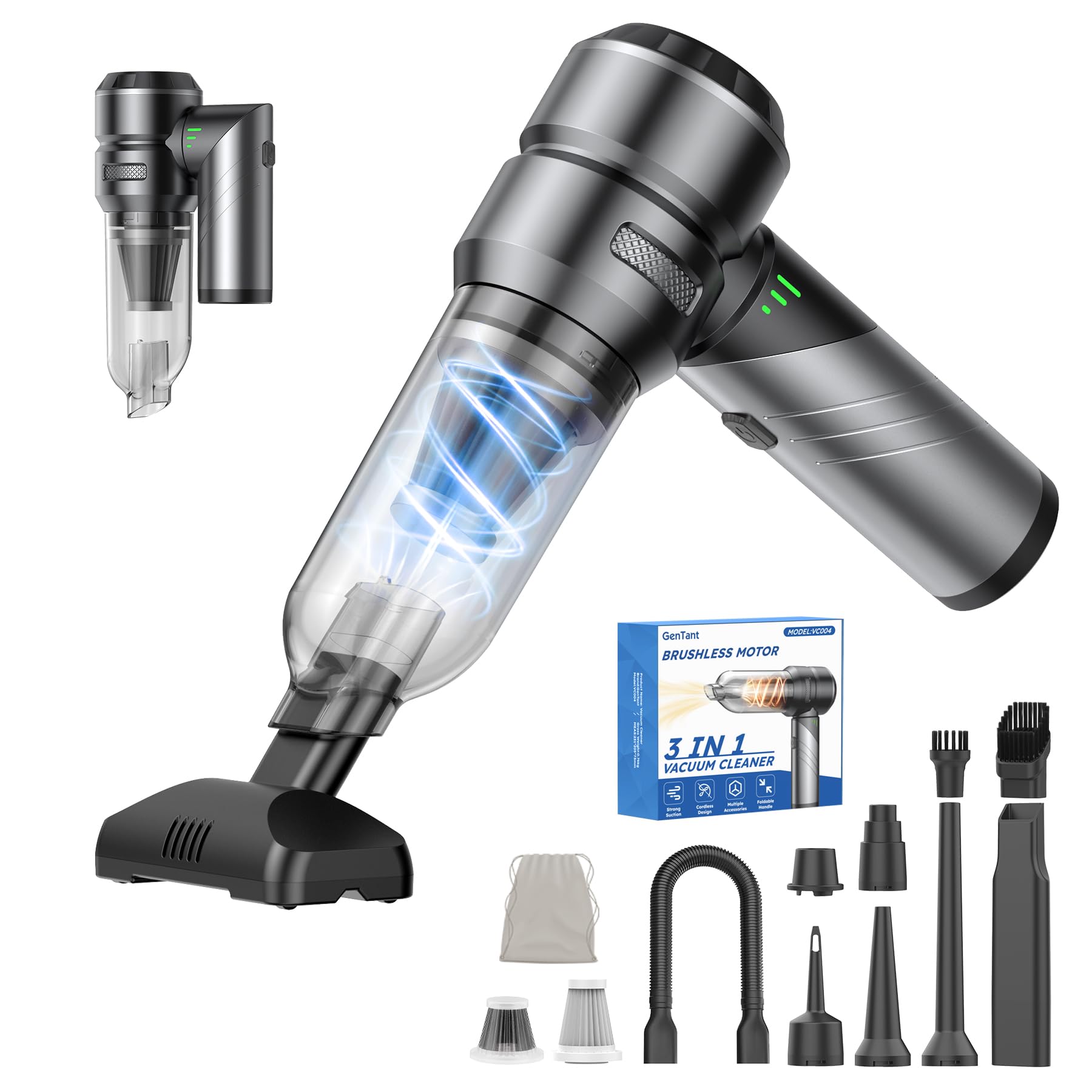 Photo 1 of Car Vacuum Portable Cordless, Mini Vacuum Cleaner, Handheld Vacuum Cordless