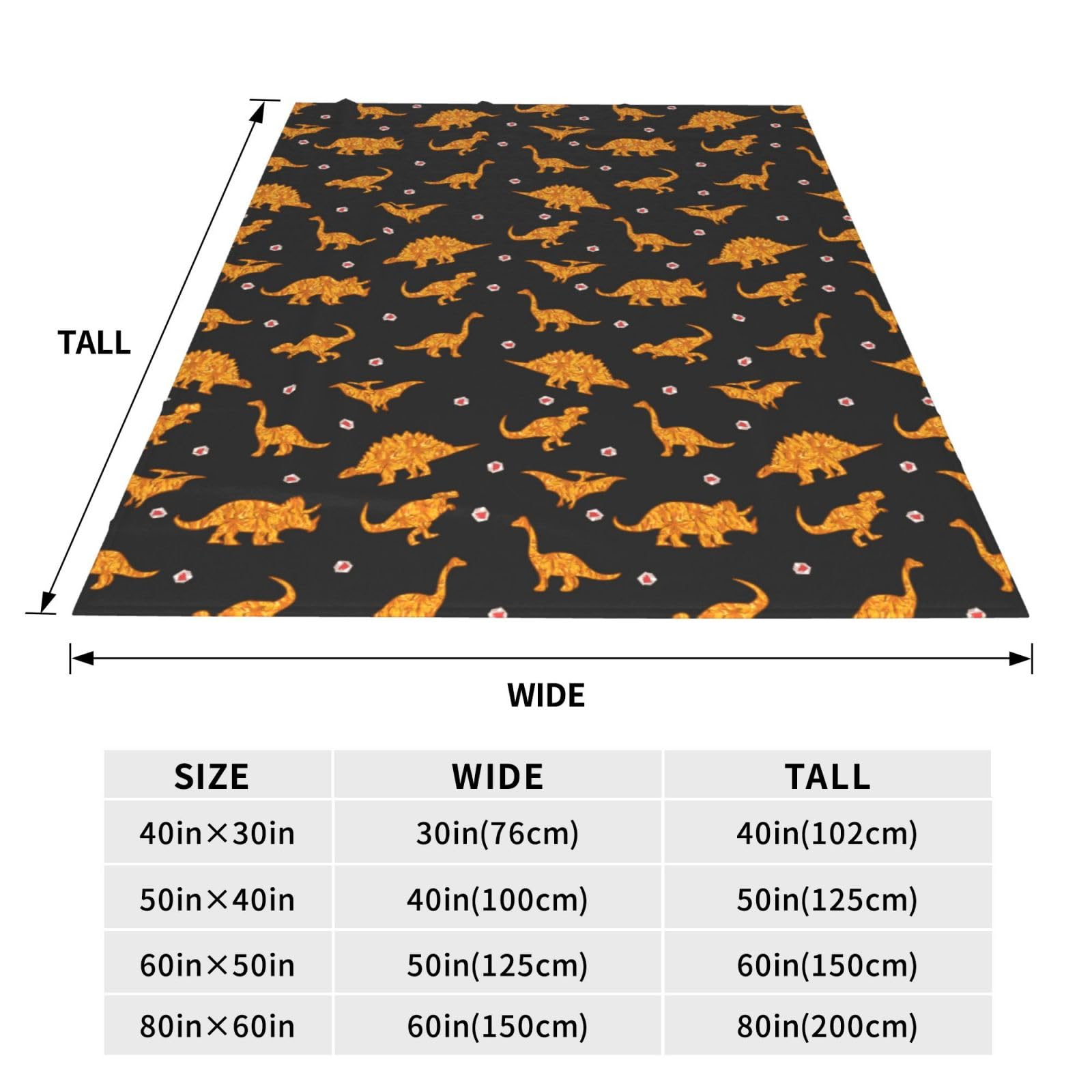 UOER Fried Chicken Blanket Dino Chicken Nuggets Throw Blanket Chicken Fried Food Lovers Gift Blanket for Kids Boys Girls Funny Food Stuffed Blanket Christmas Birthday Gifts for Sofa Bed Couch 50