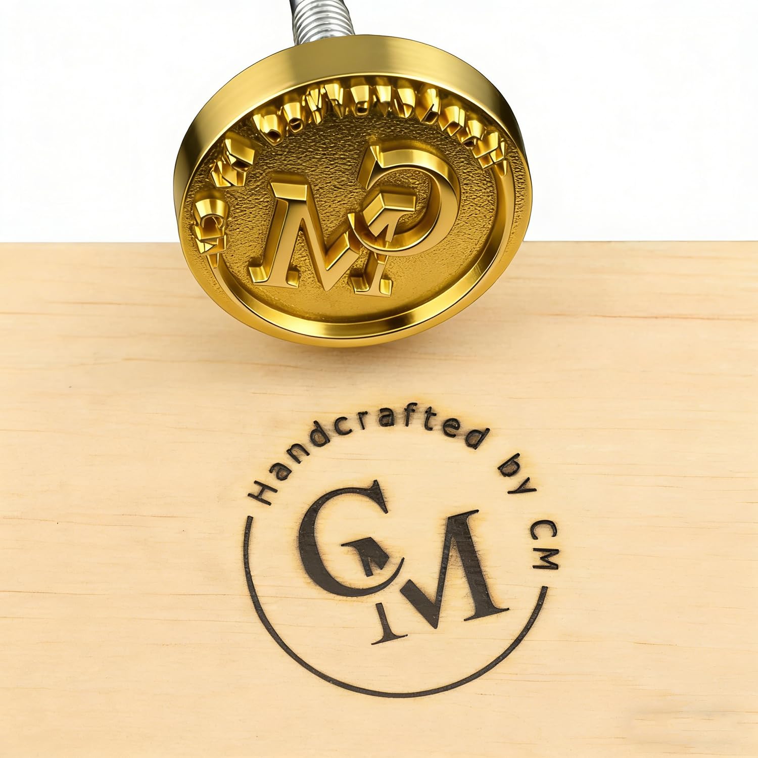 Custom Branding Iron for Wood Personalized Stamp Burning Tools for Woodworking Supplies with Multi Handle Options (5"x5")