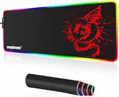 Drunk blue dragon Ralph Laurenマウスパッド Amazon.com : RGB Gaming Mouse Pad Anime Dragon Mousepad Mat