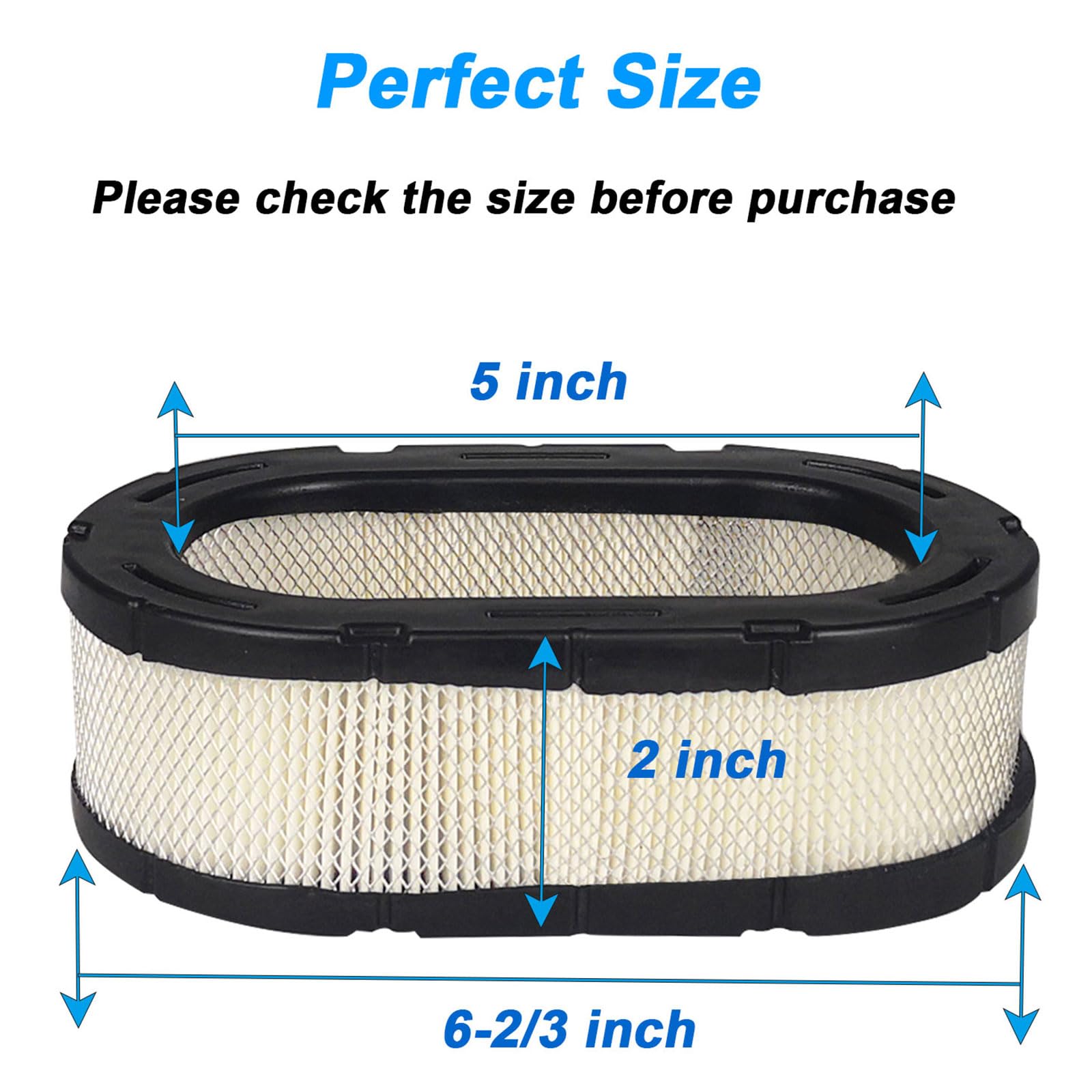 Condition photo showing New/Like New for 32 083 09-S Air Filter Kit for Koh-ler KT715 KT725 KT730 KT735 KT740 KT745 KT610 KT620 19HP-26HP Engine Cub Cad-et XT1 XT2 Lawn Mower with 12 050 01-S Oil Filter